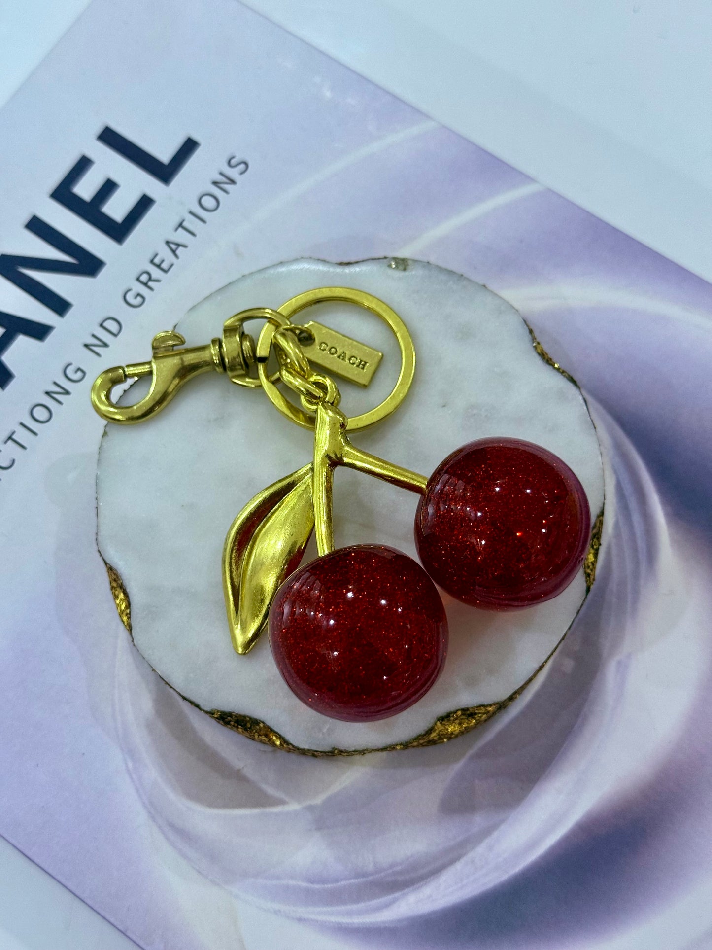 Cherry Keychain
