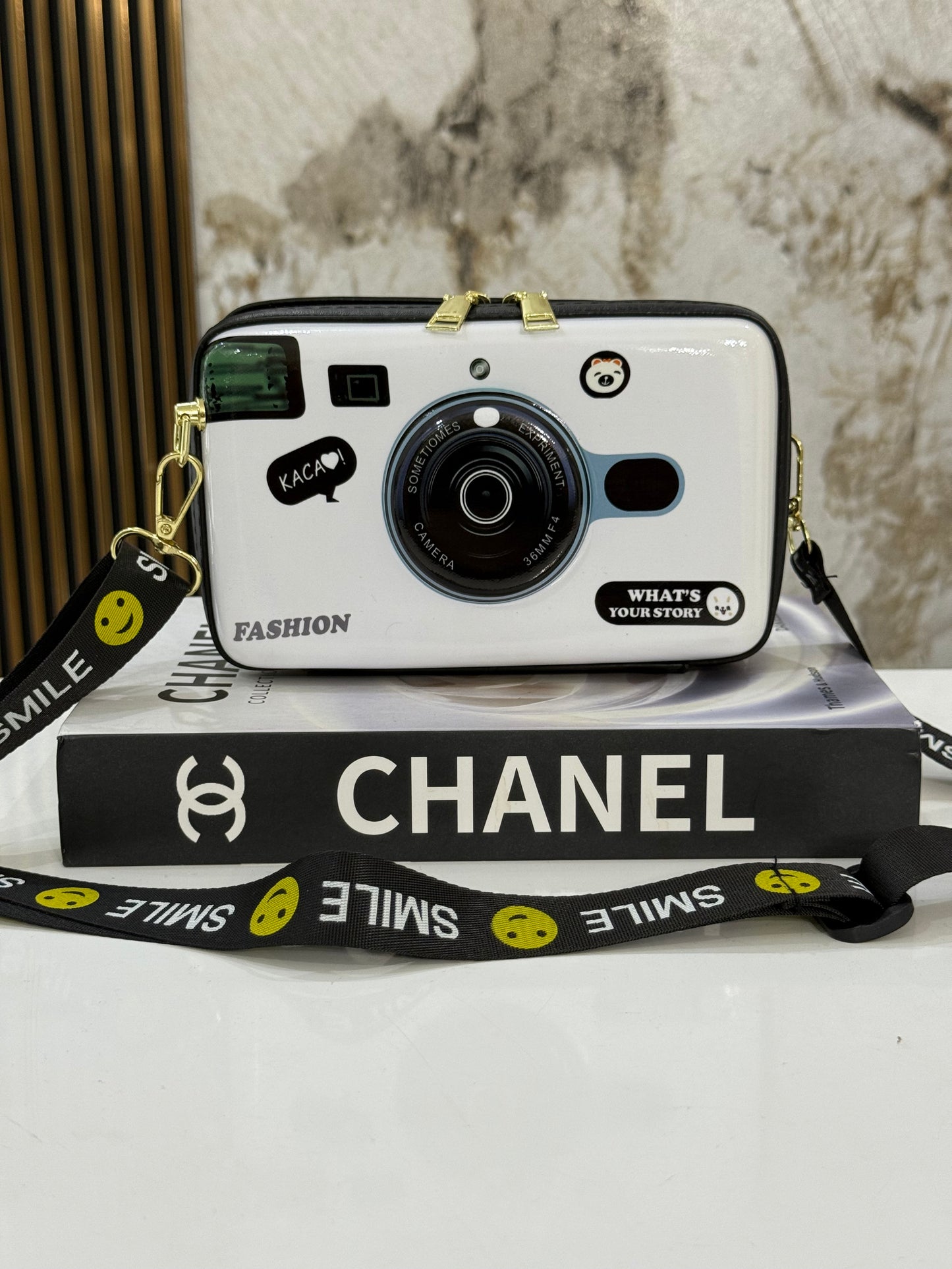 Say cheese handbag! (3 colores disponibles) (Cuero sintético)