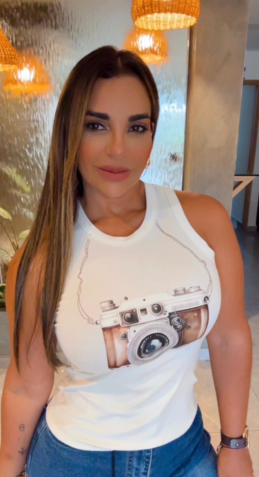 DTMF White Tank Top