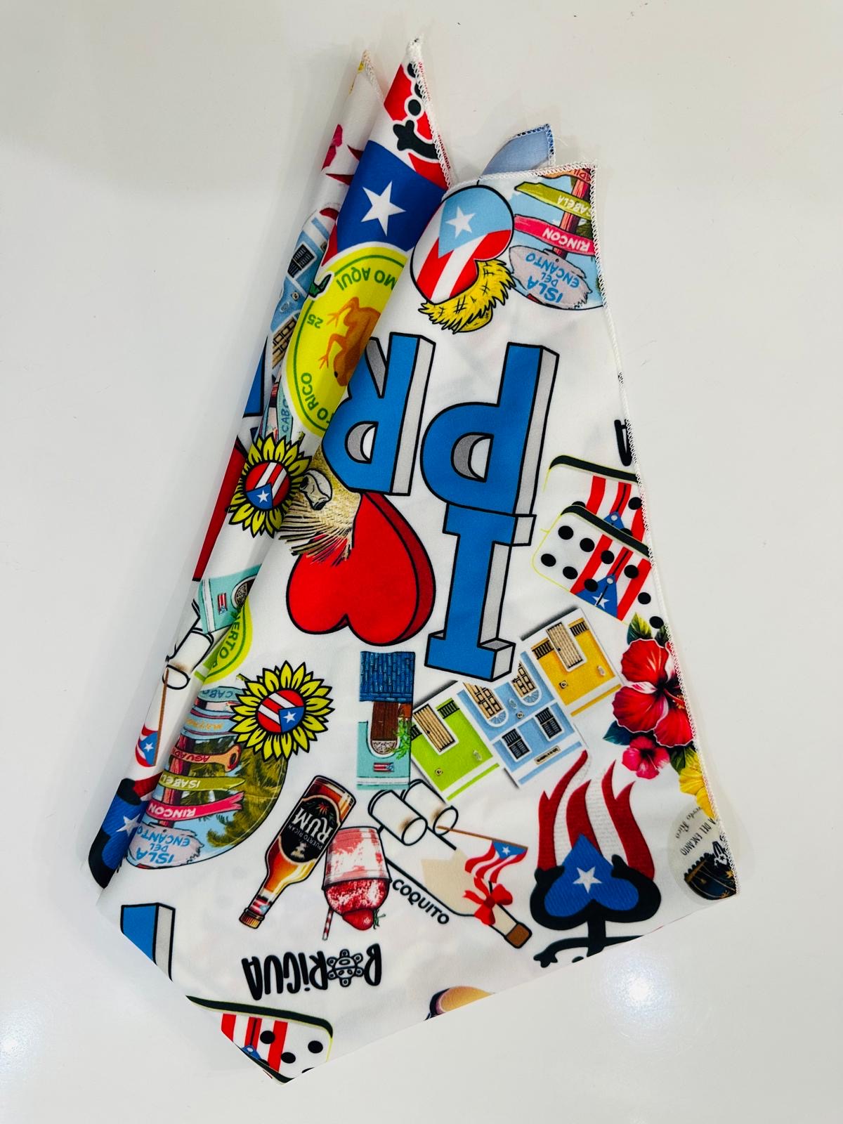 PR White Scarf