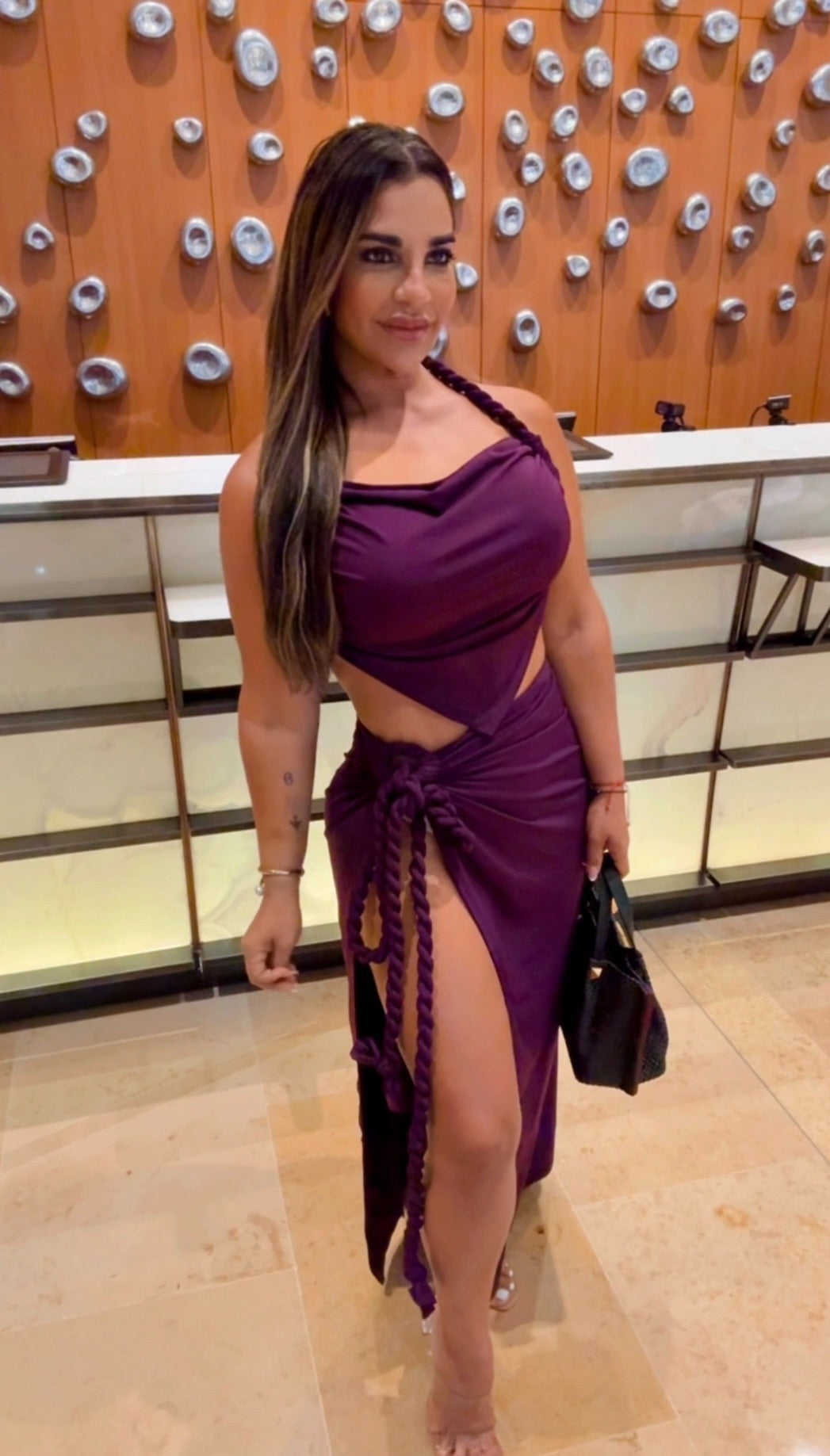 Célavi Morado Skirt Set (stretch )