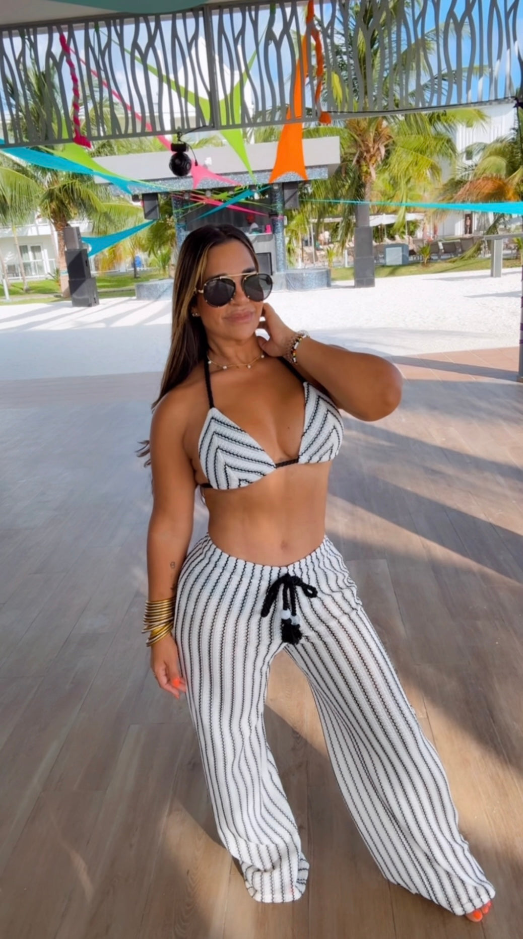 Ocho Ríos 3 pieces swimsuit (incluye el pant) stretch