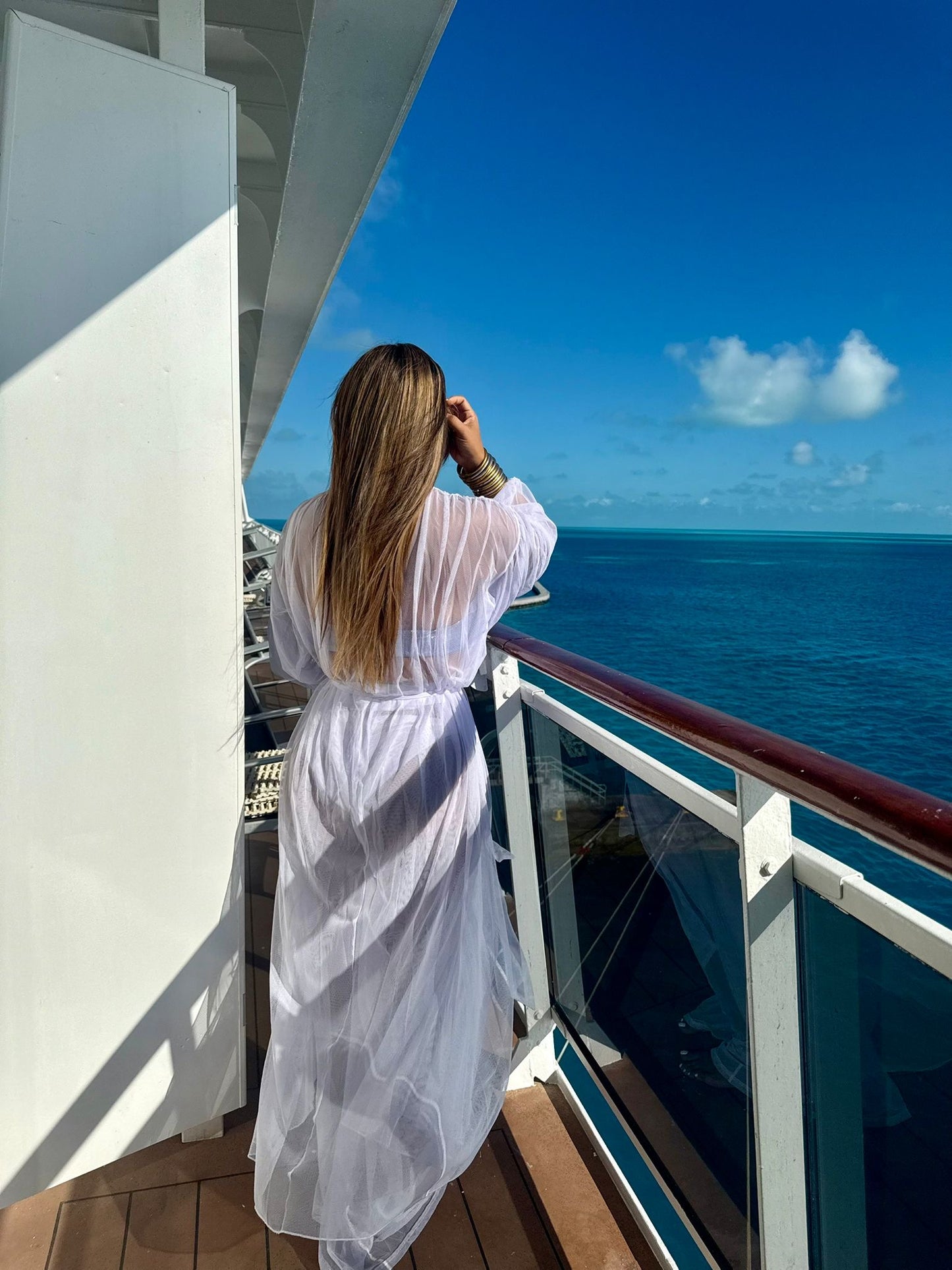 Morning in White Coverup Set (Stretch)