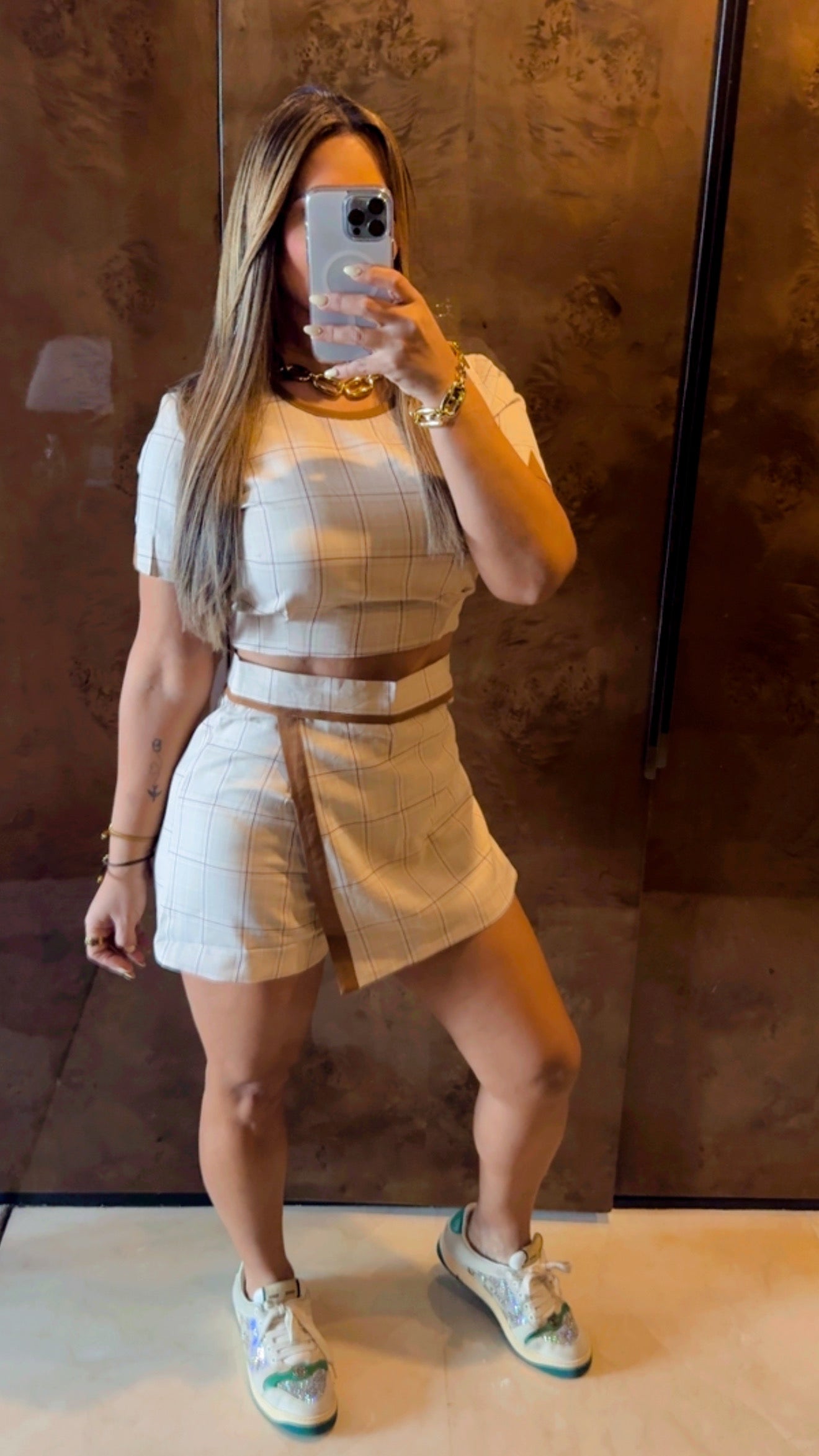 Shanghai Skort Set (utilicé Médium) (puedes subir una talla)