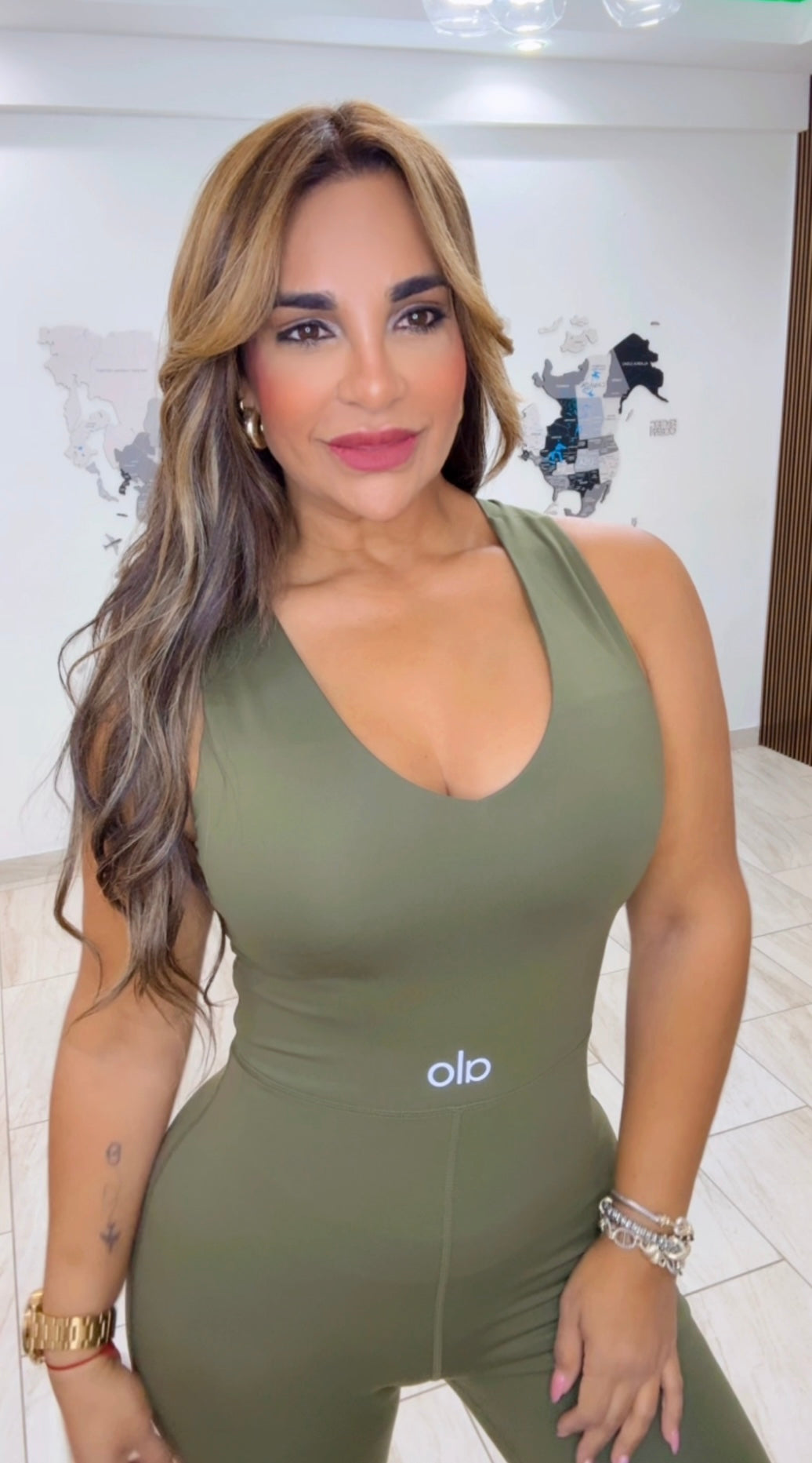 Alo Olive Jumpsuit (stretch)