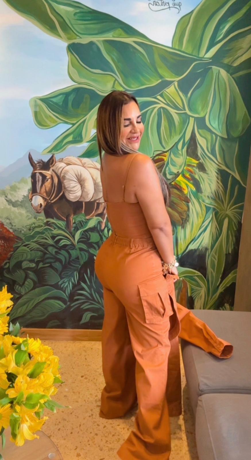 Cantón terracotta 3 pieces set(stretch) utilicé talla M