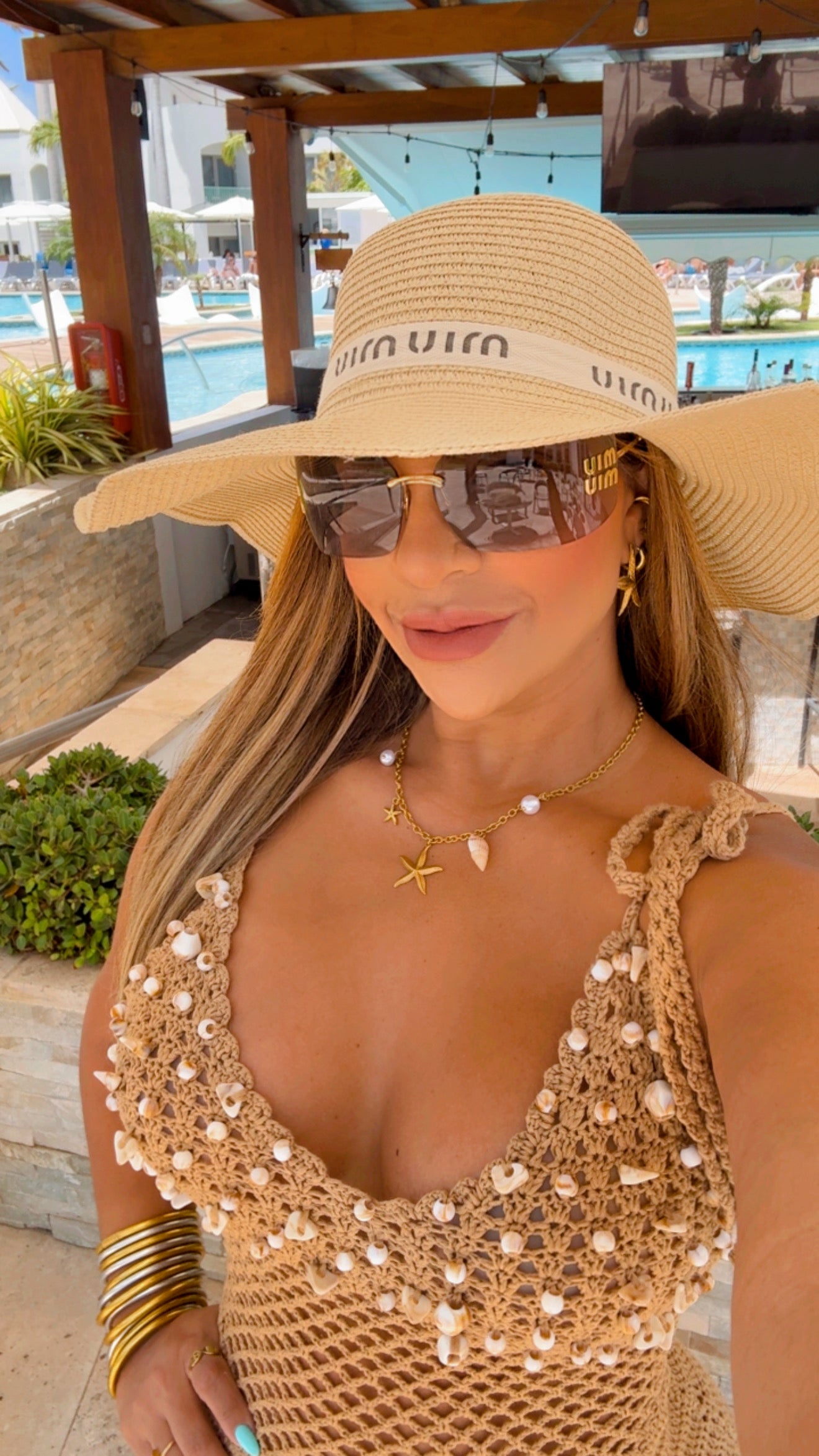Miu Beige Hat
