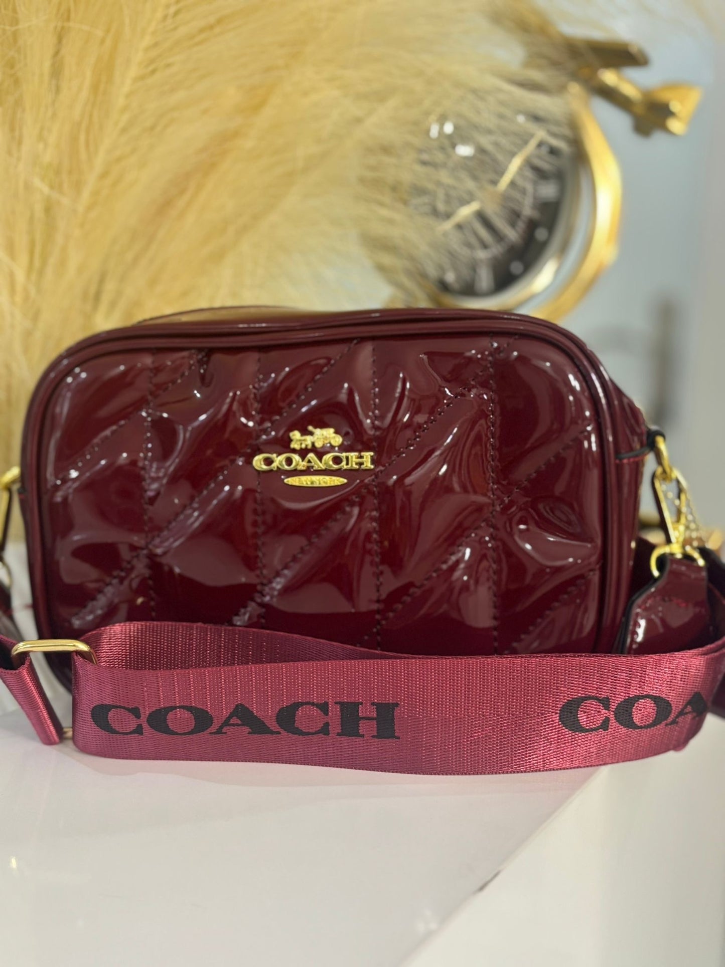 Crossbody Burgundy Bag