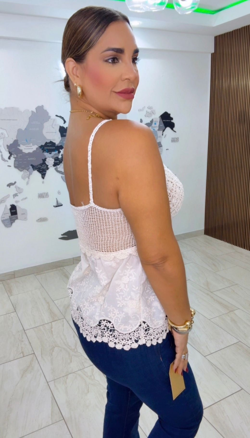 Boho Beige Top (utilicé talla M)