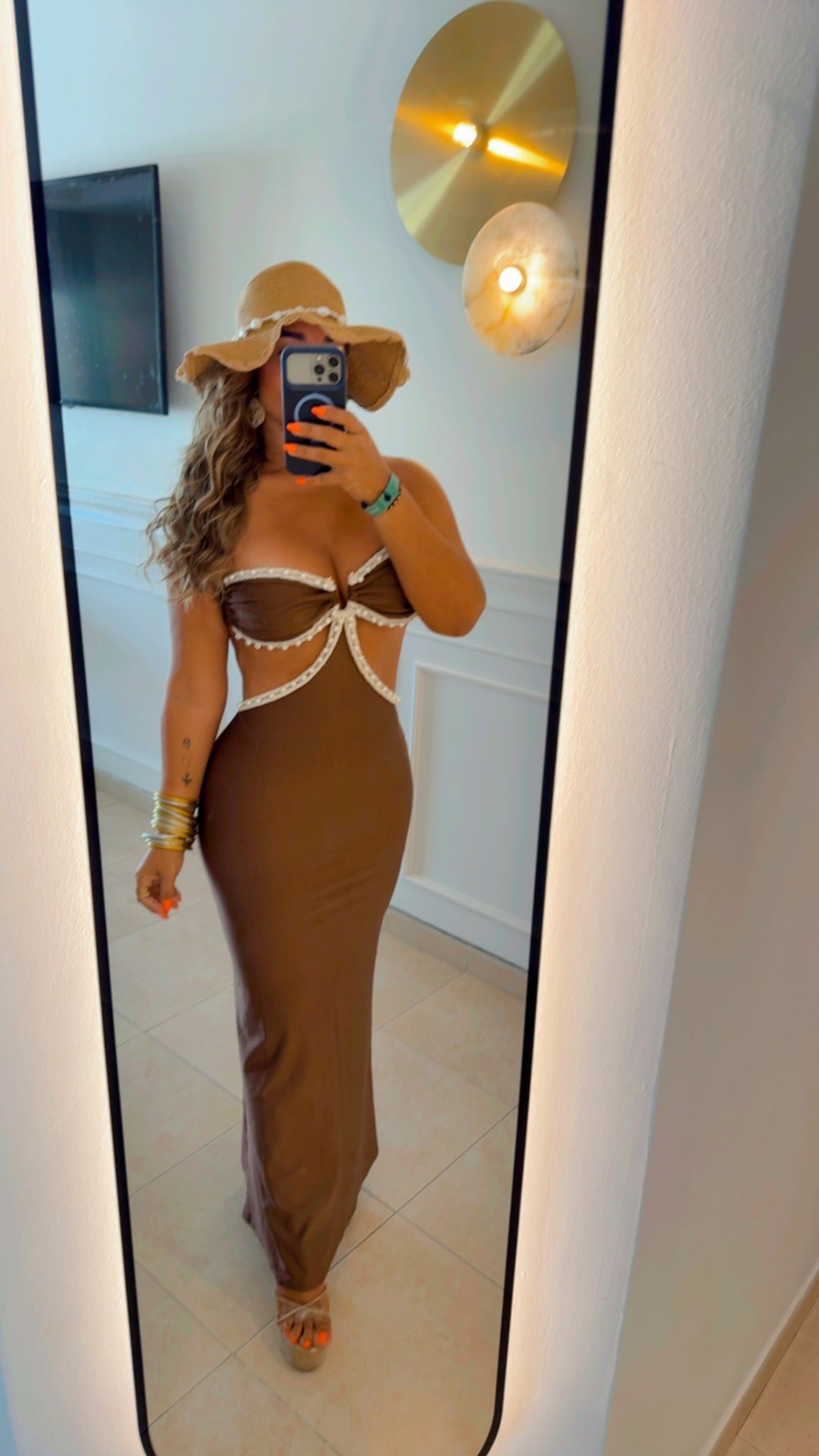 Boca Chica Brown Dress (stretch) colección 🇨🇴