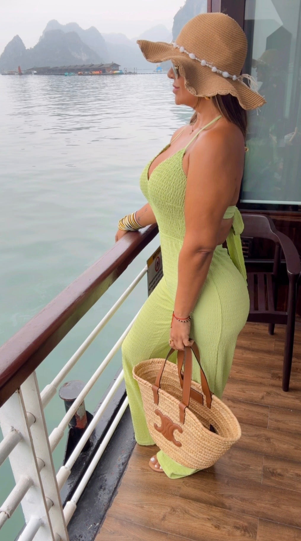 Ho Chi Minh Lime Jumpsuit (super spandex)