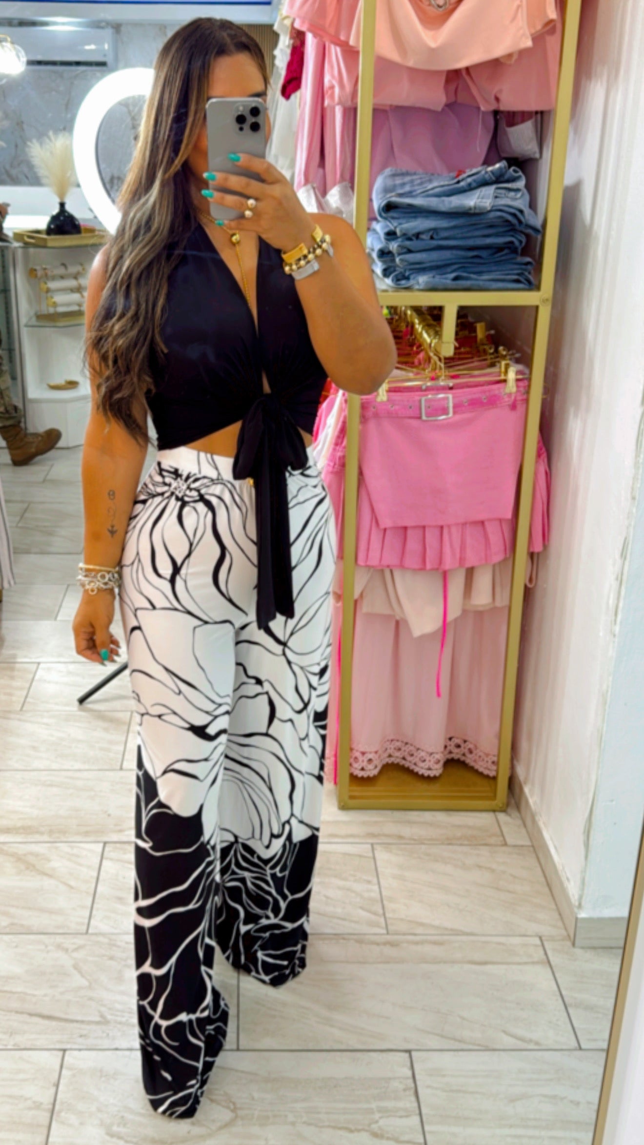 Bonaire Black & White Set (super stretch)