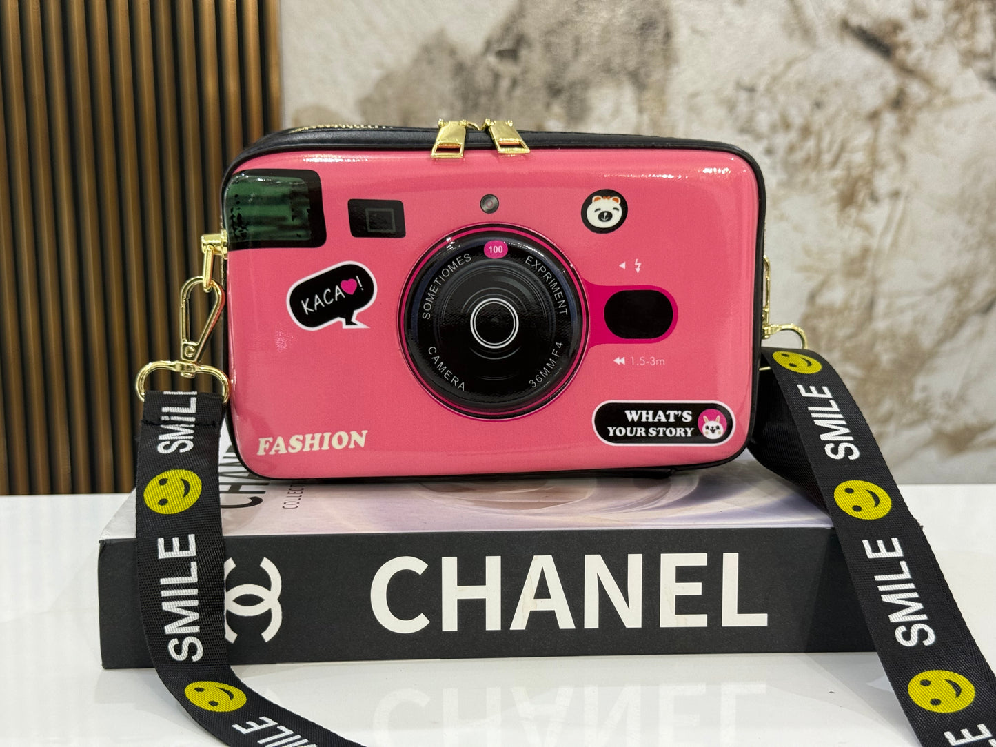 Say cheese handbag! (3 colores disponibles) (Cuero sintético)