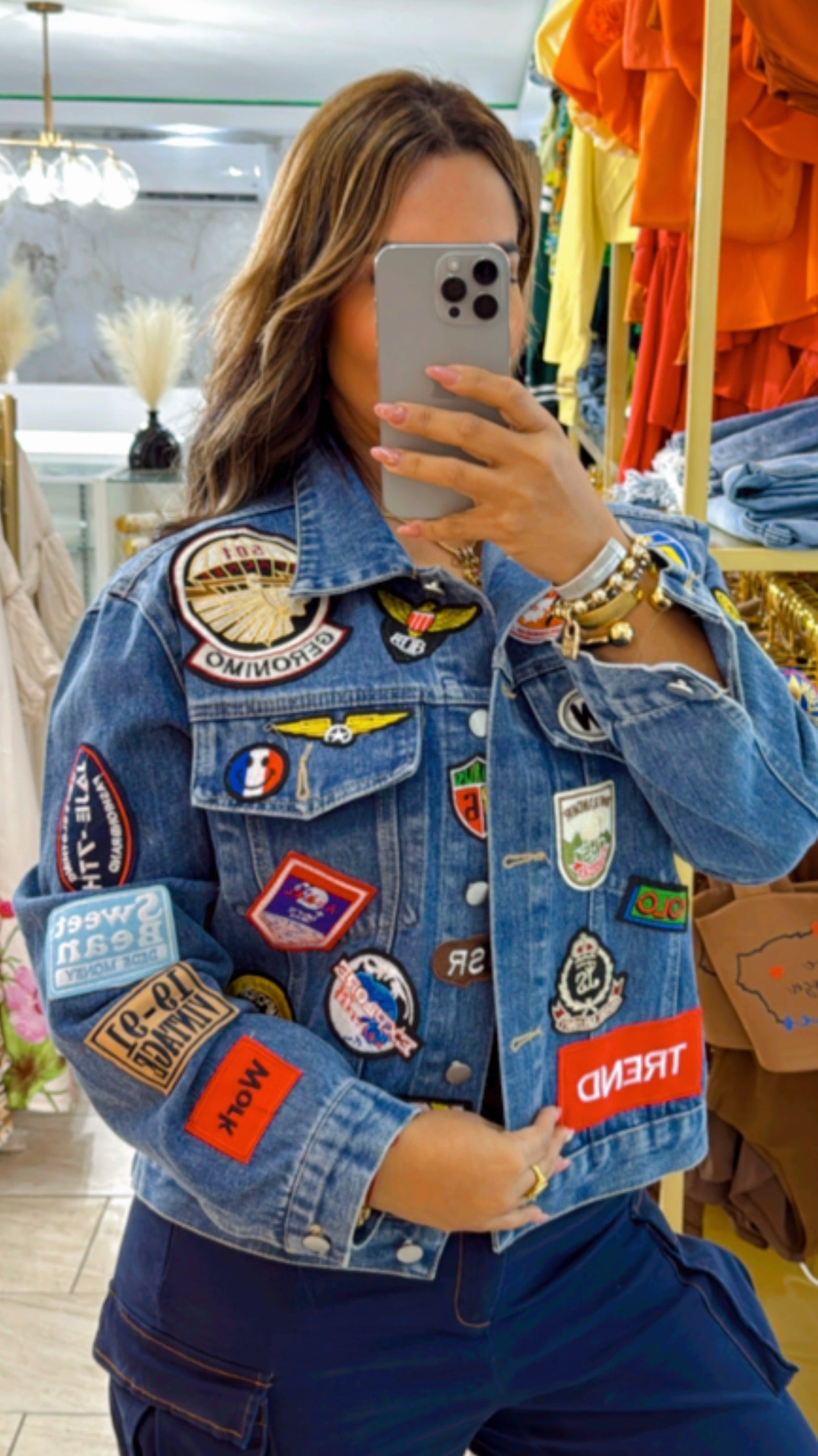 Trend Oversize Denim Jacket (bájale una talla) utilicé Small