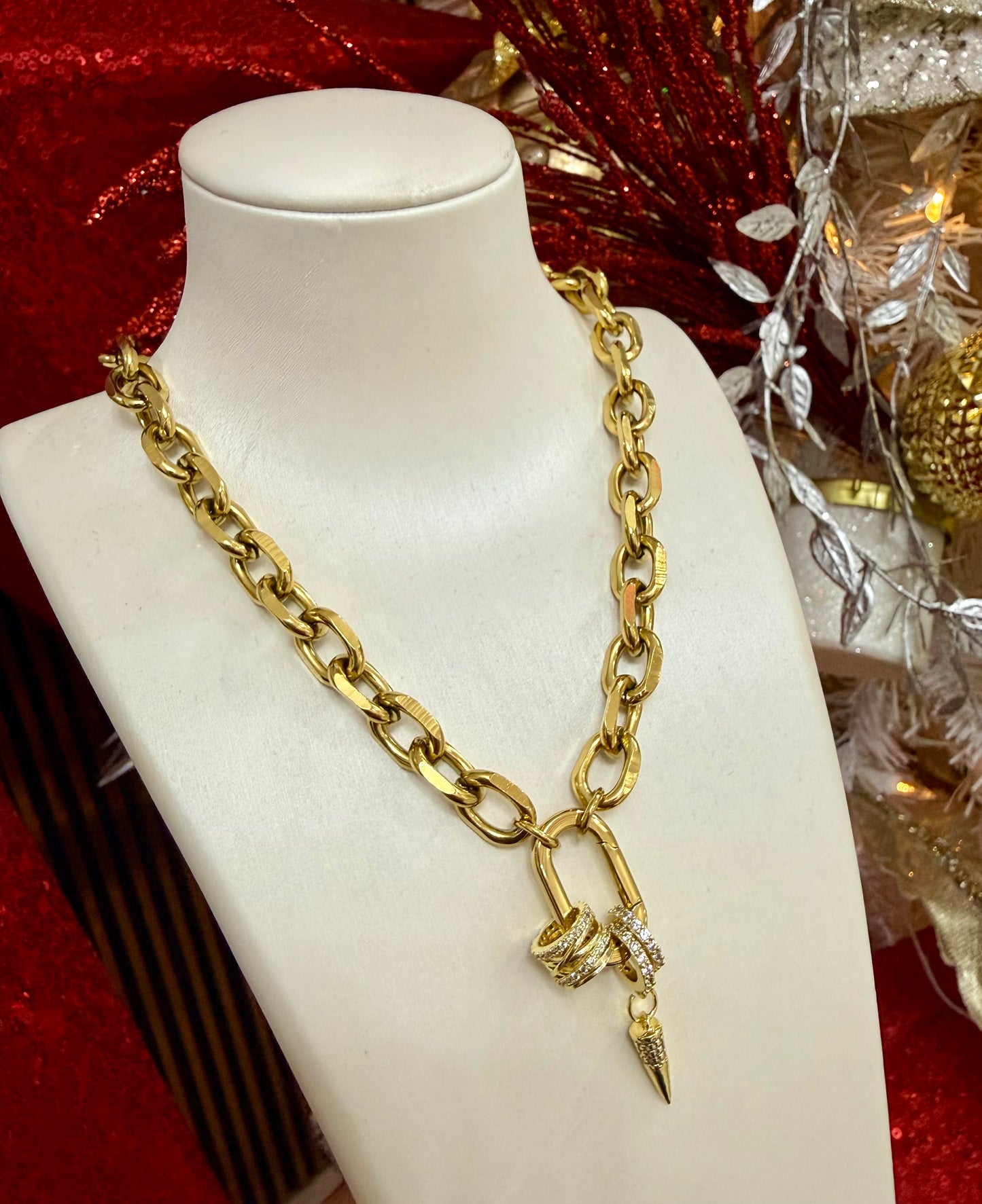 Bold Elegant Necklace (Stainless Steel)