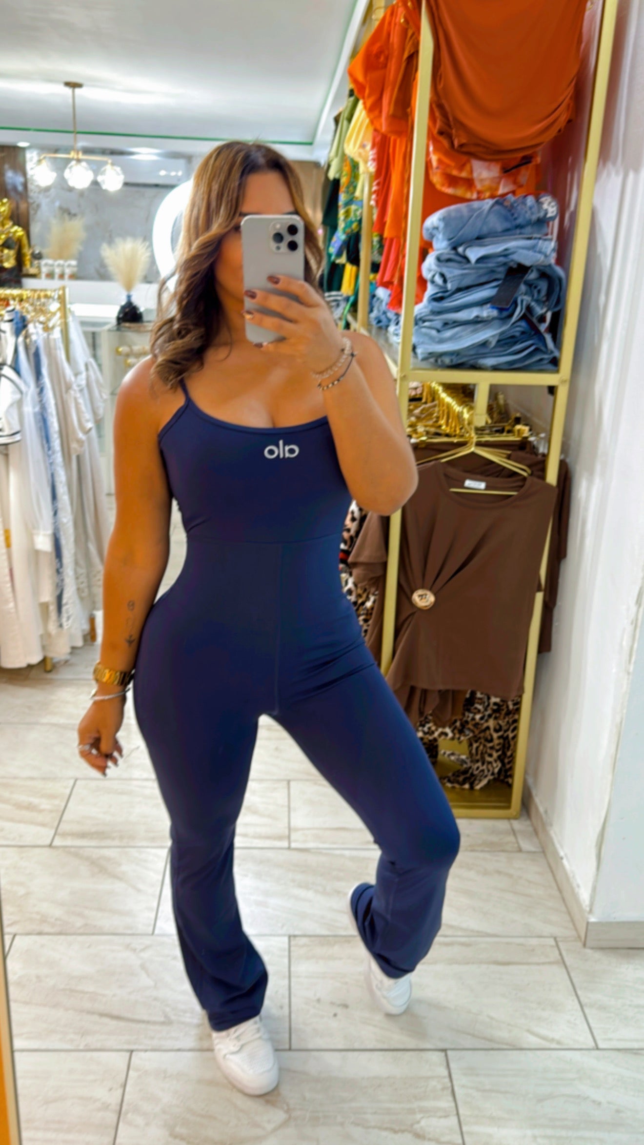 Alo Navy Jumpsuit (stretch)