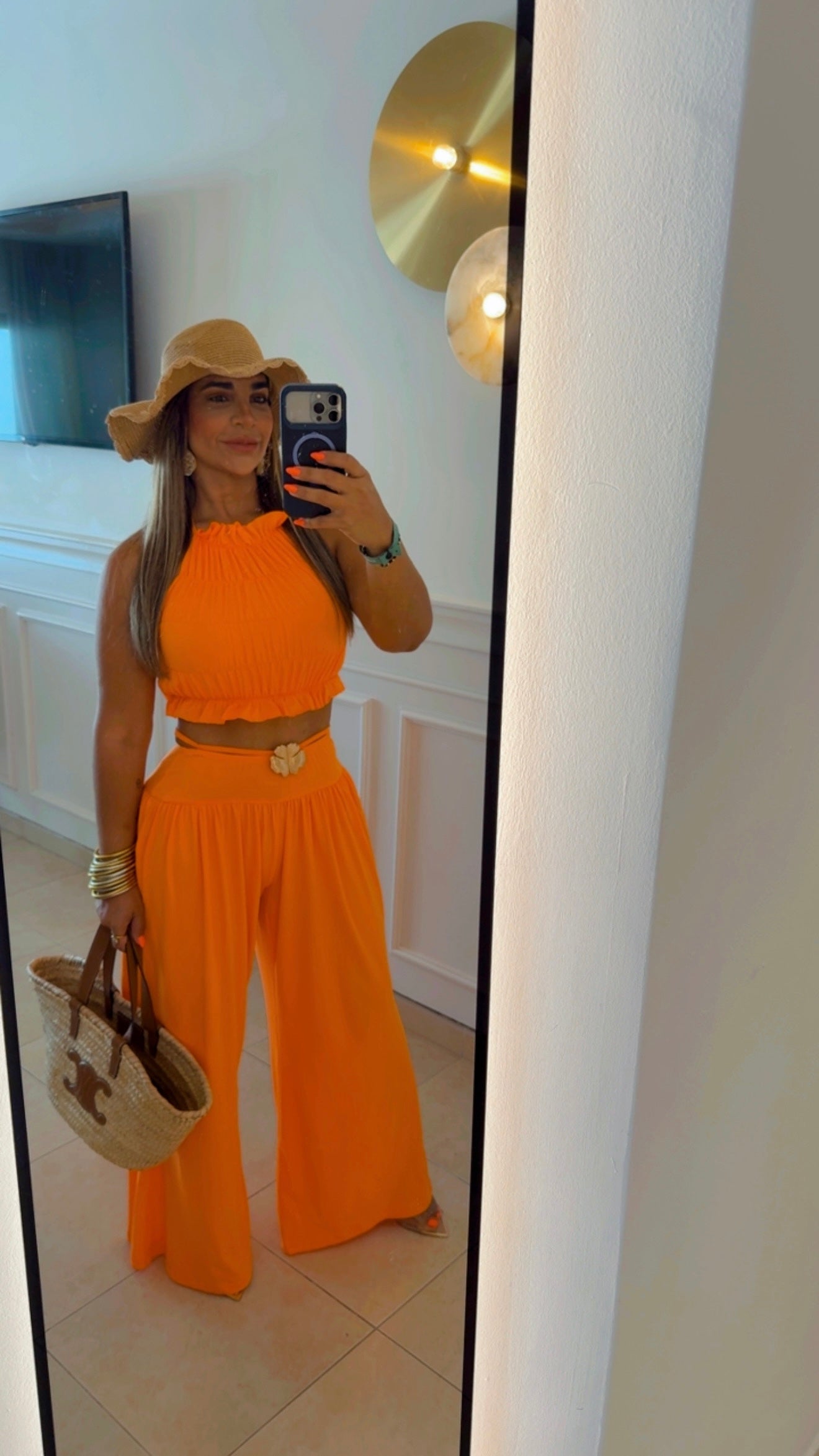 Oranjestad Orange Set (spandex)