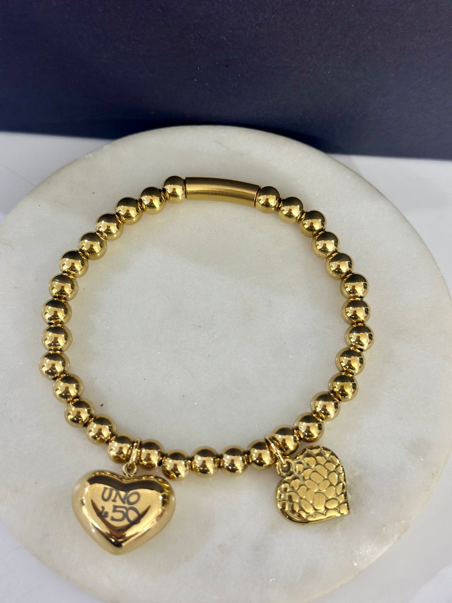 Uno Gold Bracelet (oro acero inoxidable)