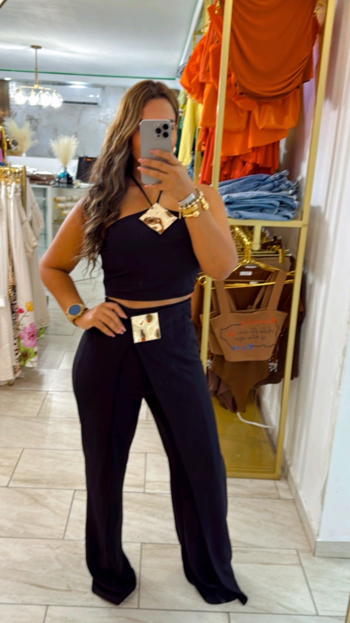 Isabella Black Elegant Set(stretch)