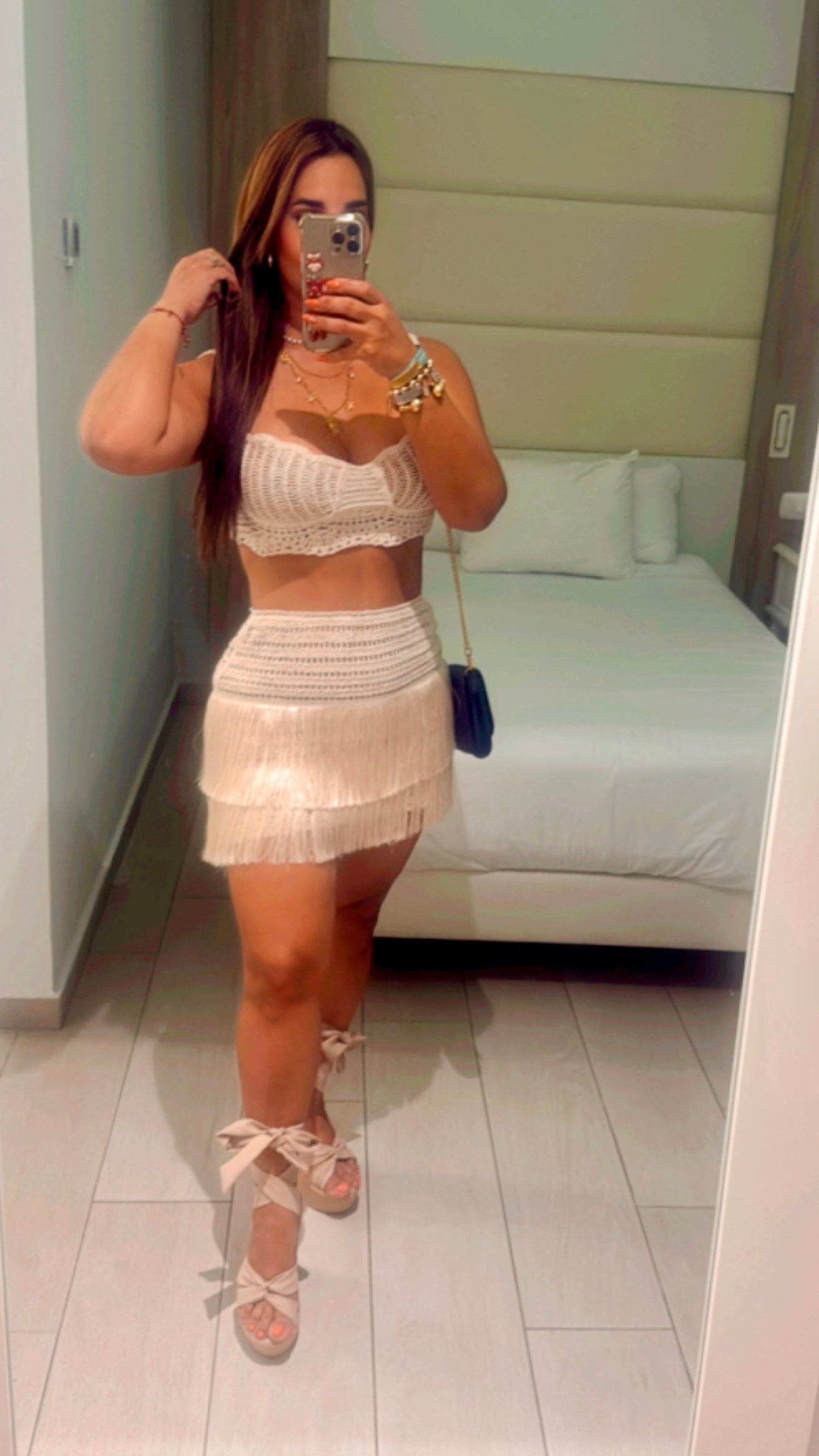 Restock Quisqueya Beige Skirt Set (utilicé talla Médium) llegan el próximo jueves