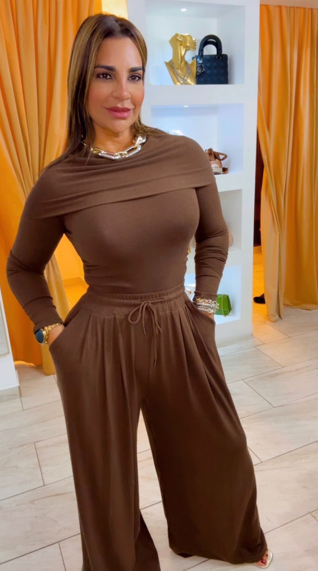 Winter Brown Set (Stretch)
