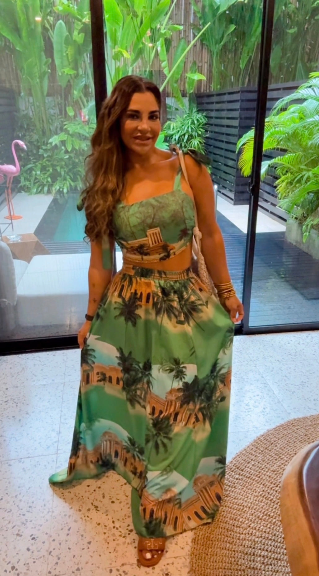 Ubud Forest Skirt Set (stretch)