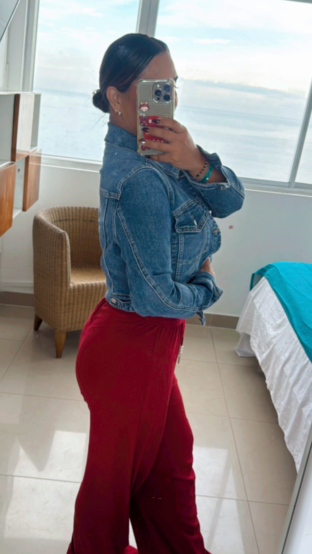 Qatar Denim Jacket (stretch) utilicé talla Médium