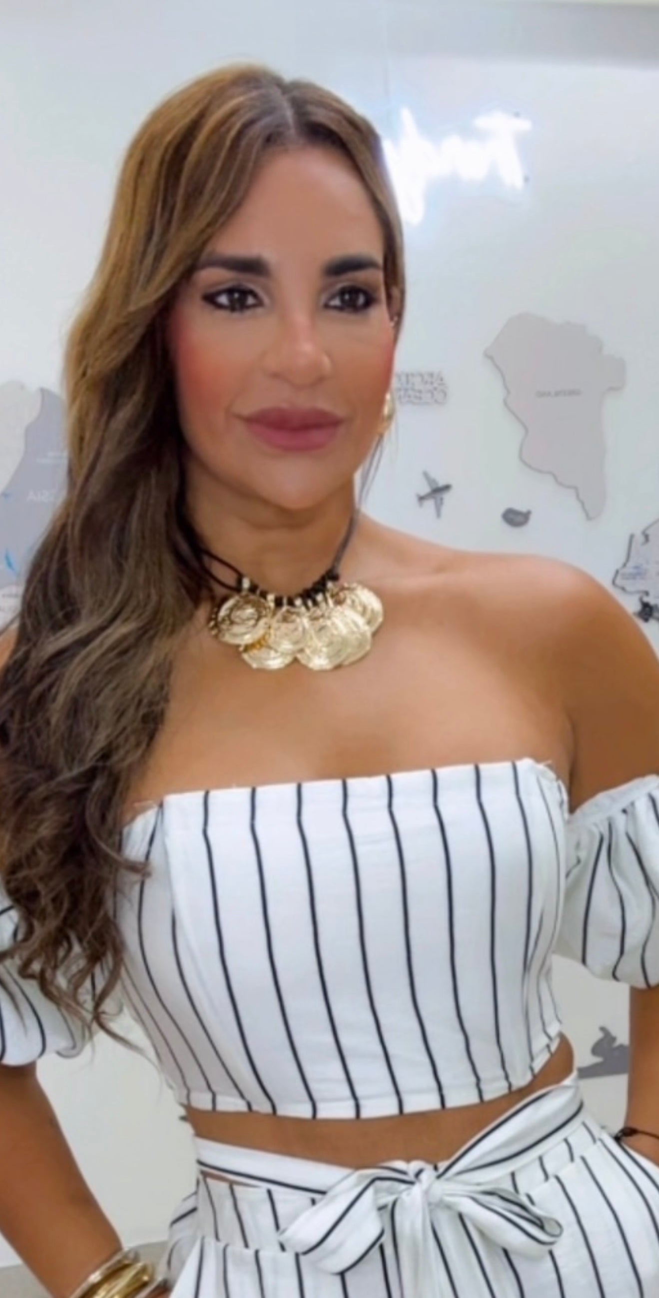 Golden Medallions Necklace