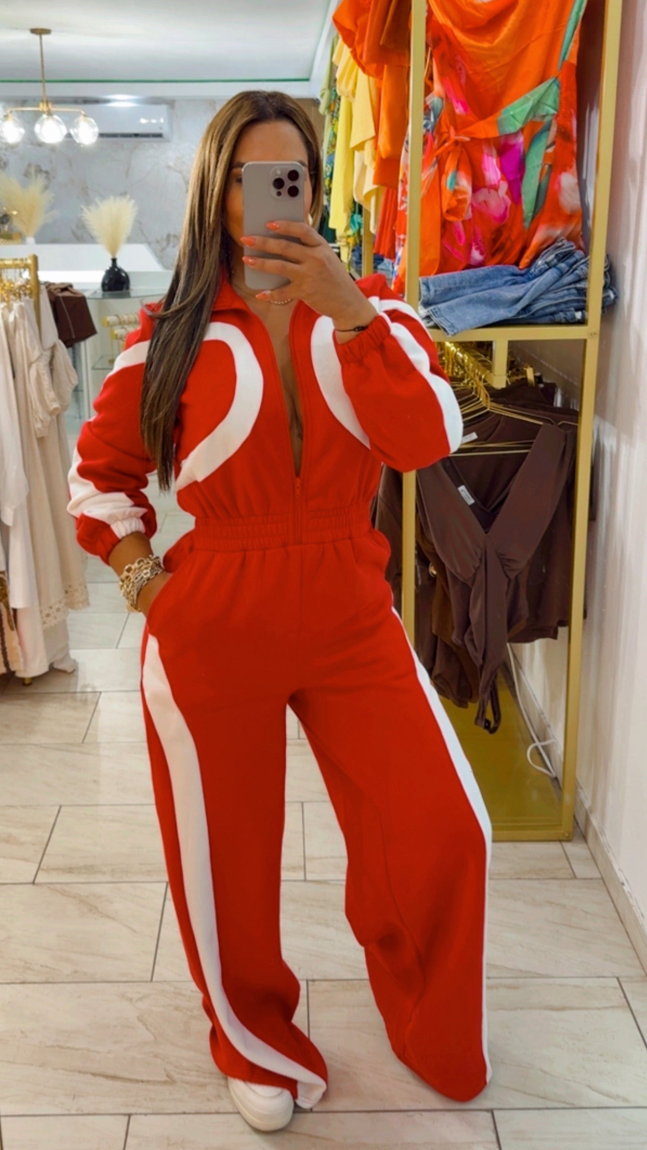 Irland Red Jumpsuit (utilicé talla M)