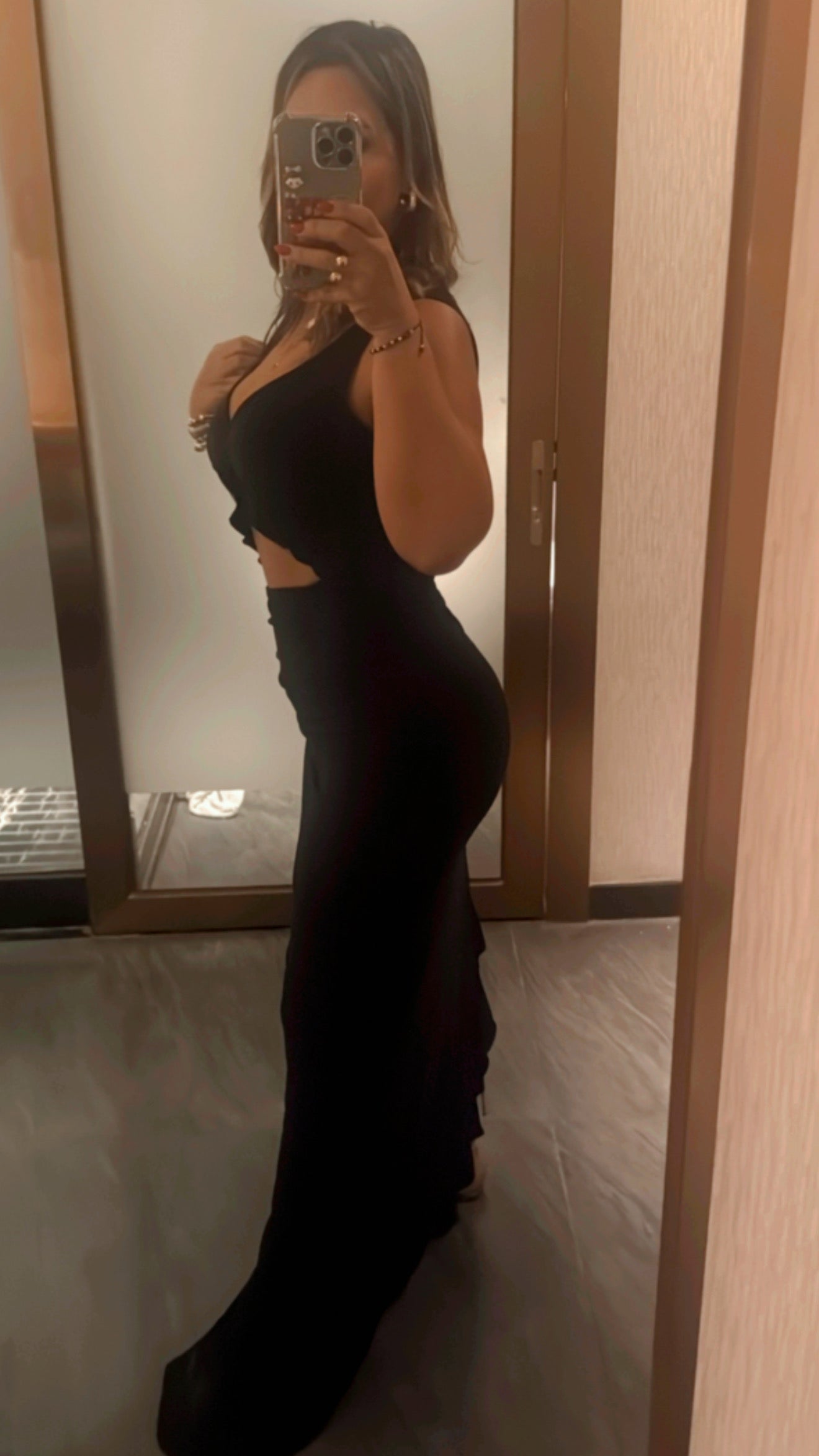 Coco Fashion Black Dress (stretch)