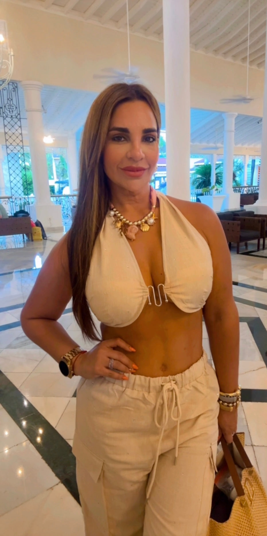 Ámbar Luxury Beige Set (utilicé talla Médium)