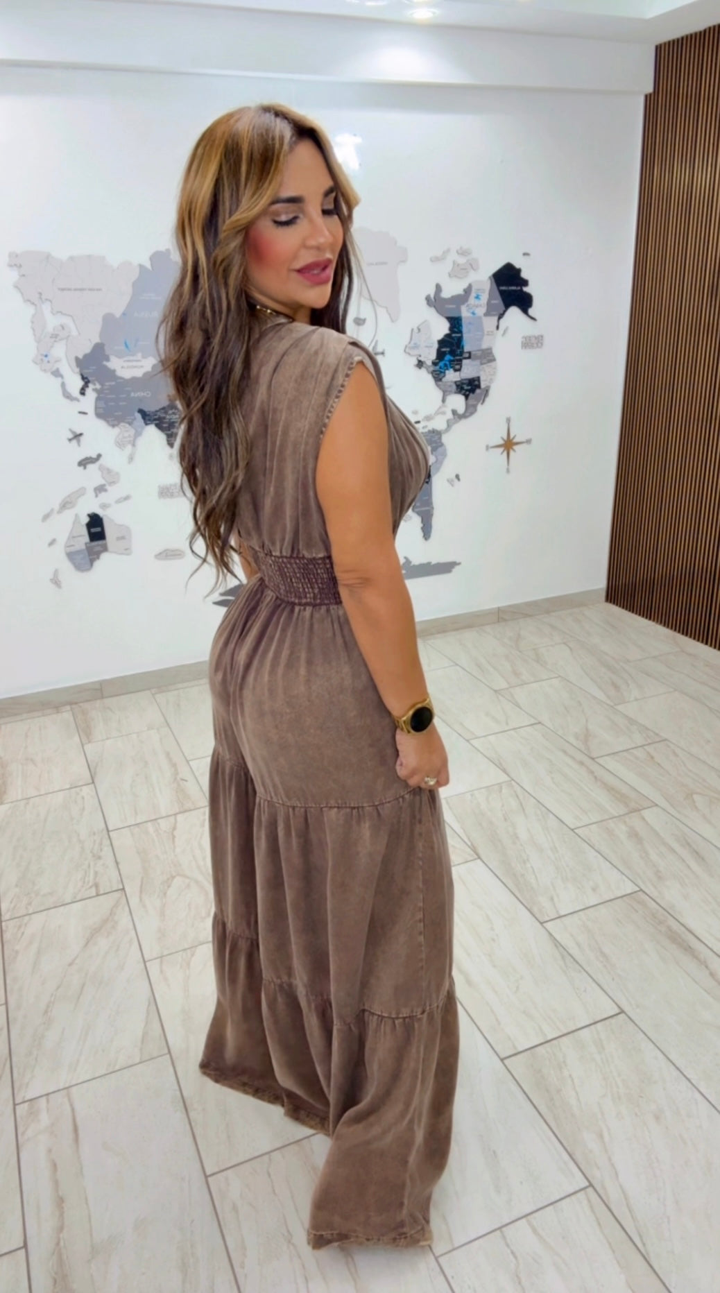Málaga Brown Jumpsuit (utilicé talla M)