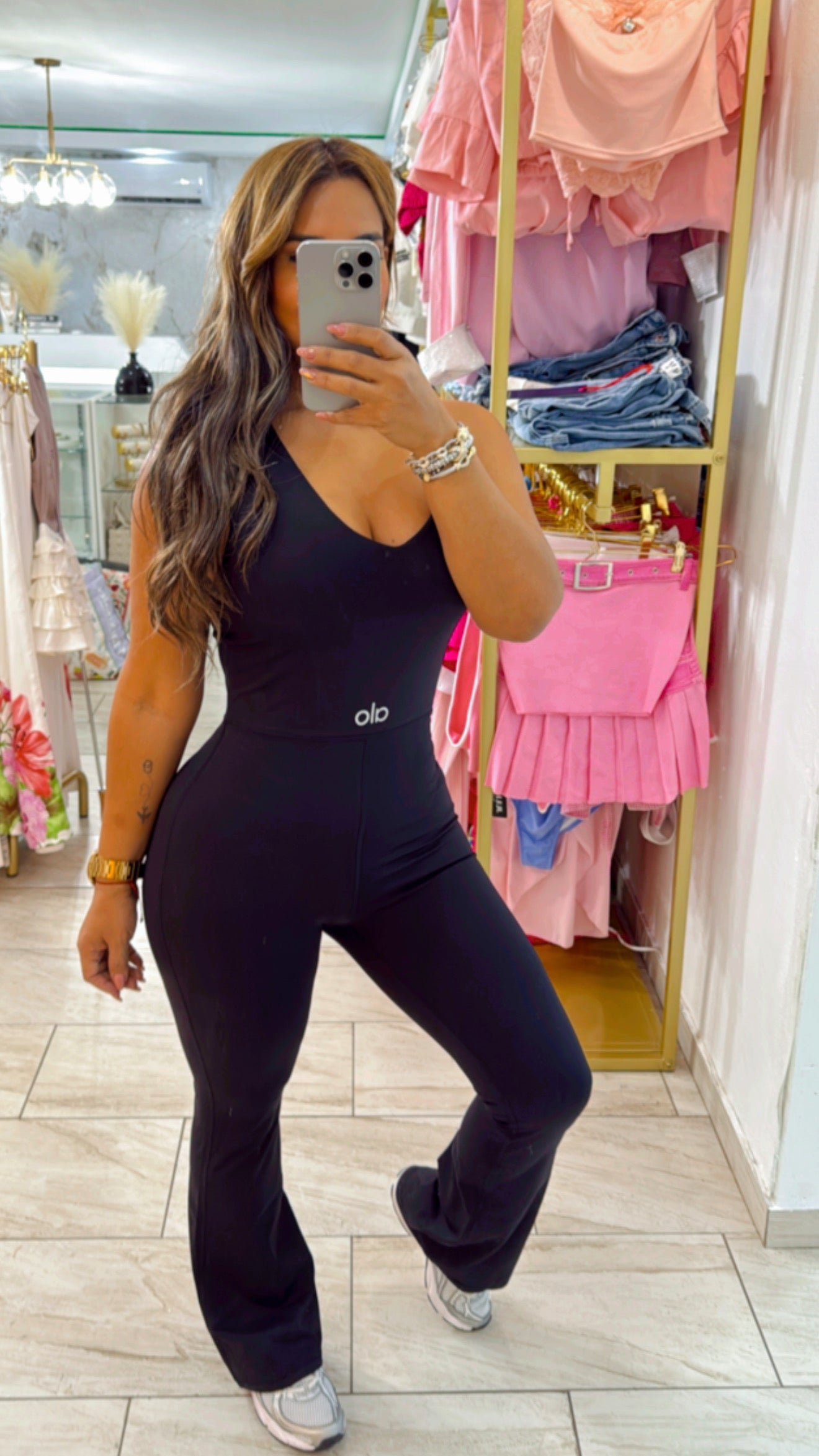 Alo Black Jumpsuit (stretch)