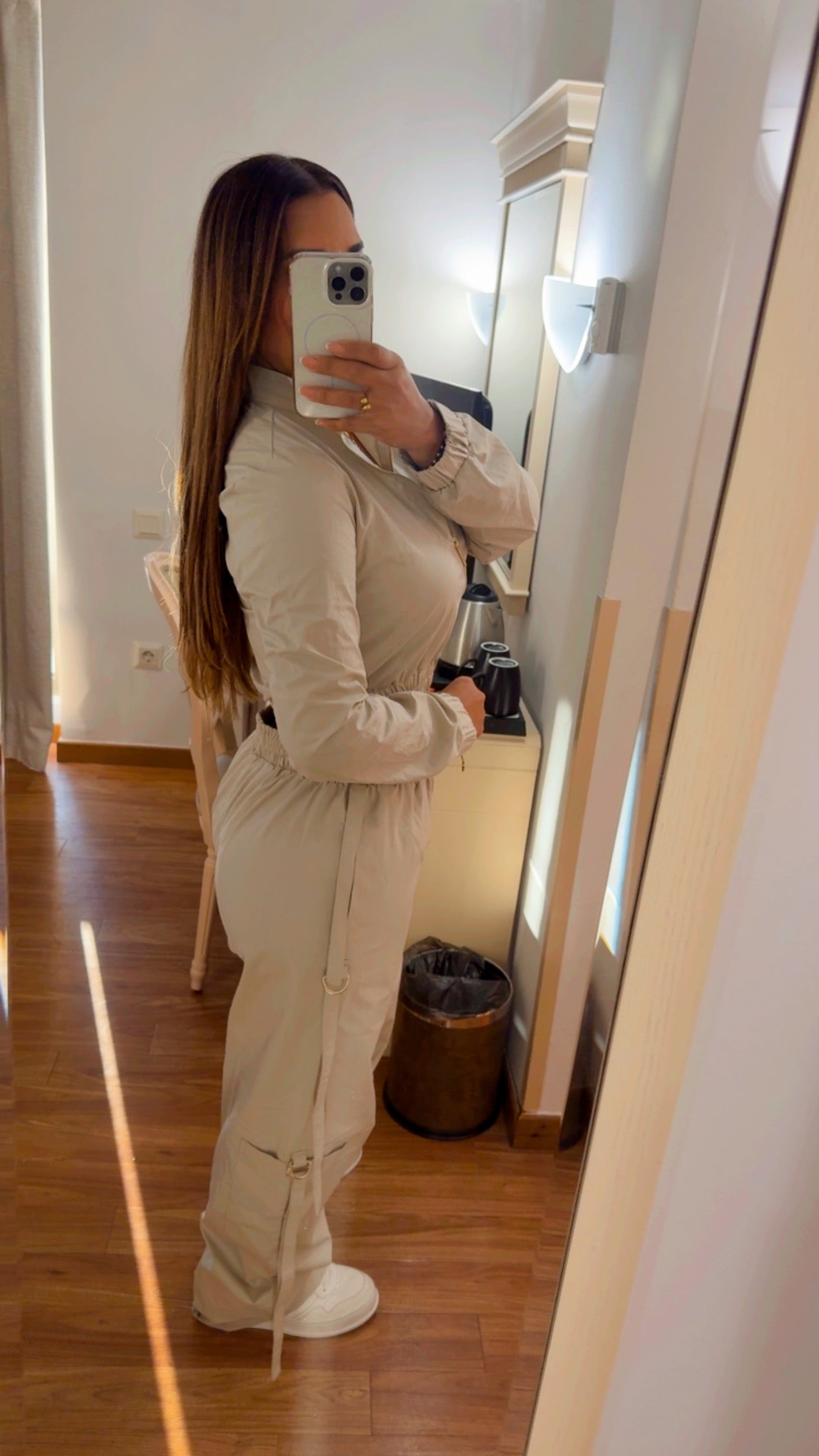 Pireo Beige Travel Set (spandex)