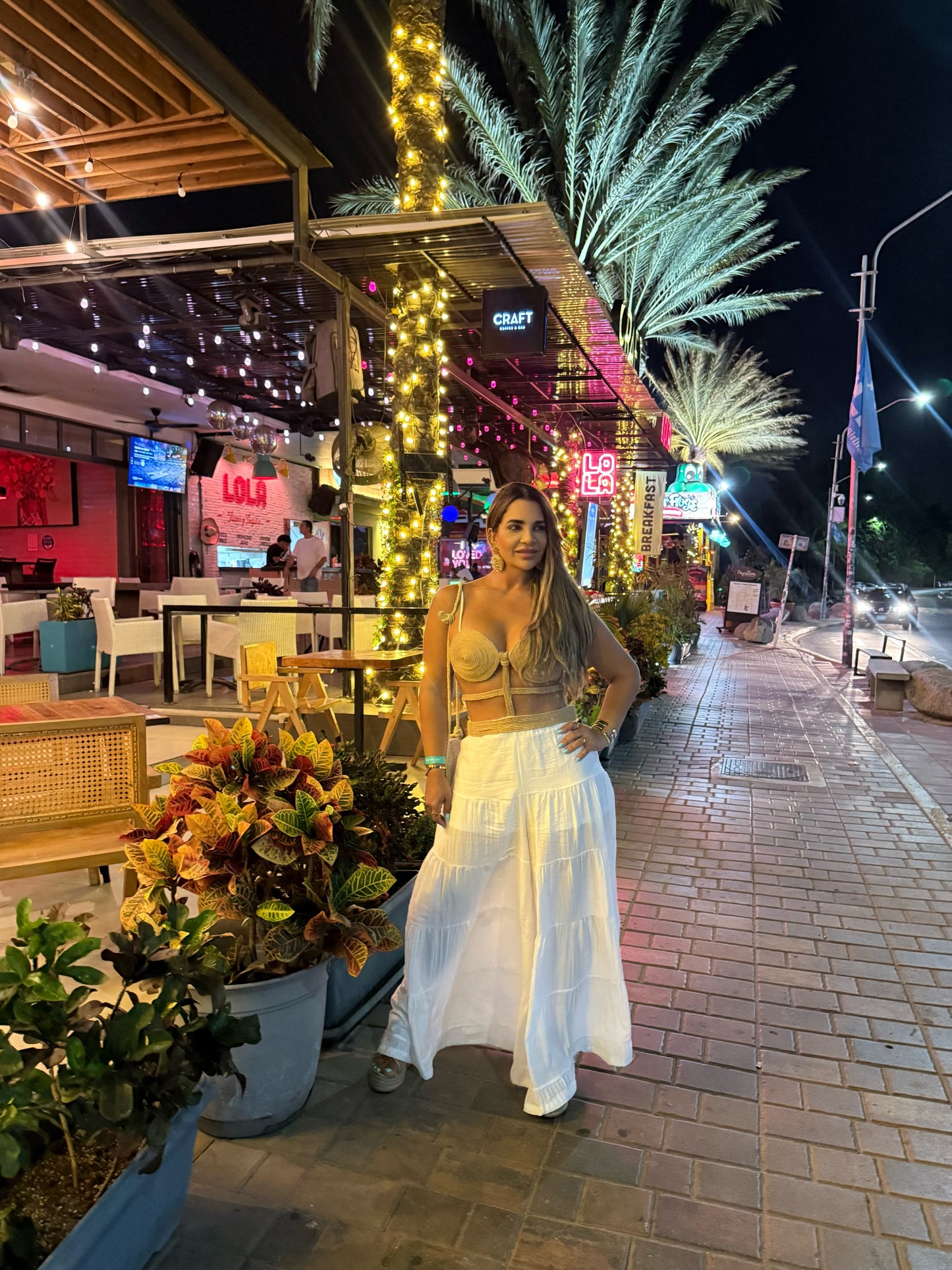 Restock Isla Bonita Boho White Jumpsuit ( tiene elástico en la parte trasera superior/ Llegan el próximo Jueves