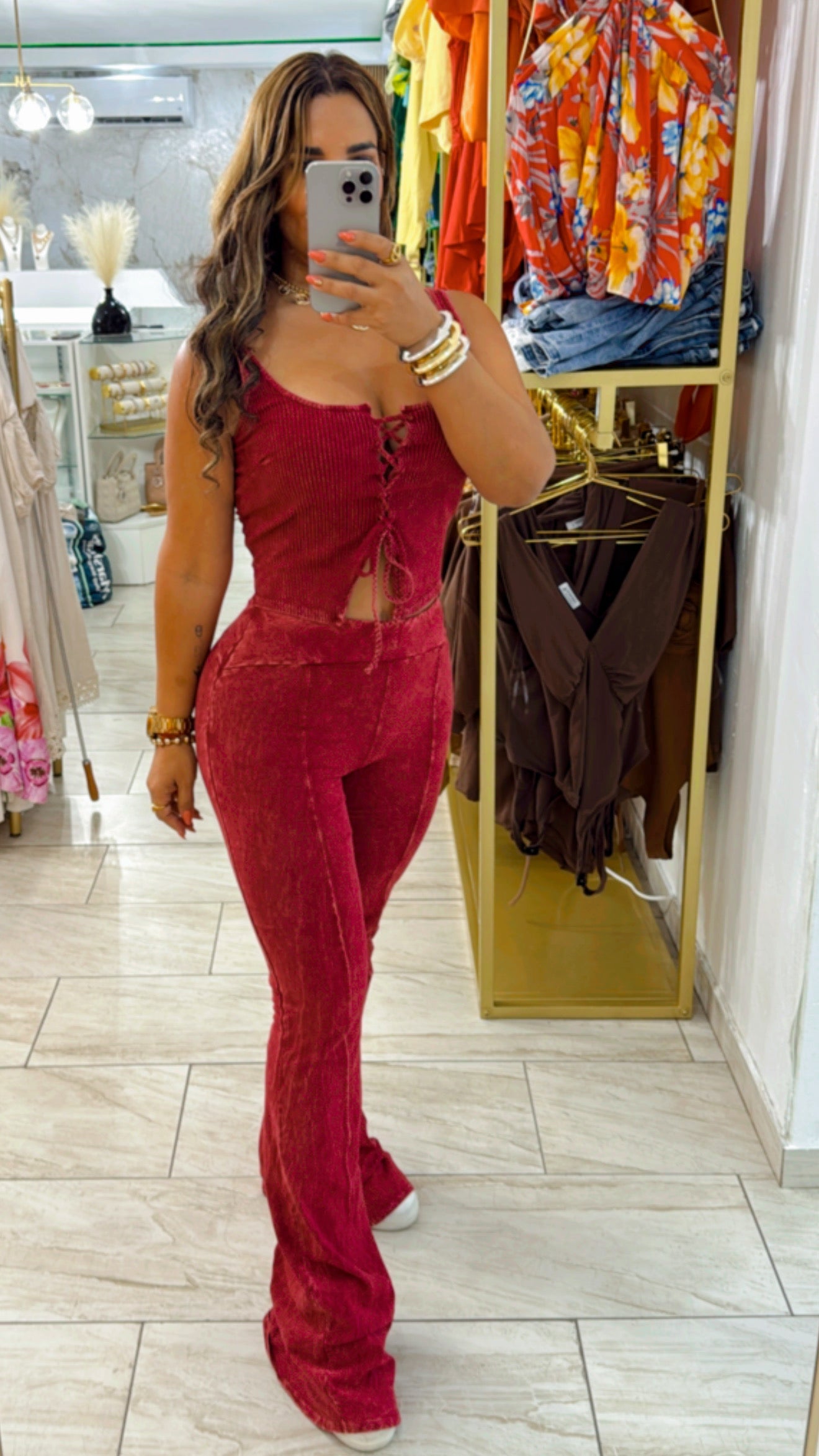 Lithuania Burgundy Set (stretch)