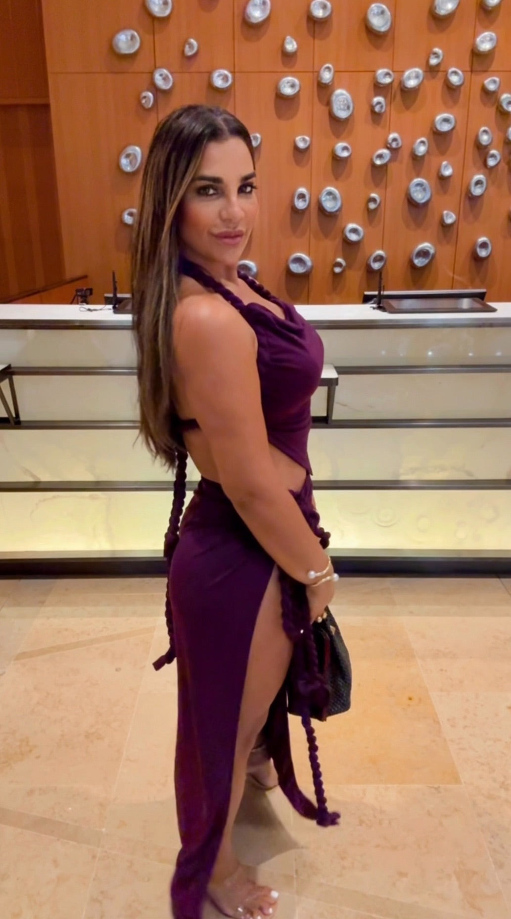 Célavi Morado Skirt Set (stretch )