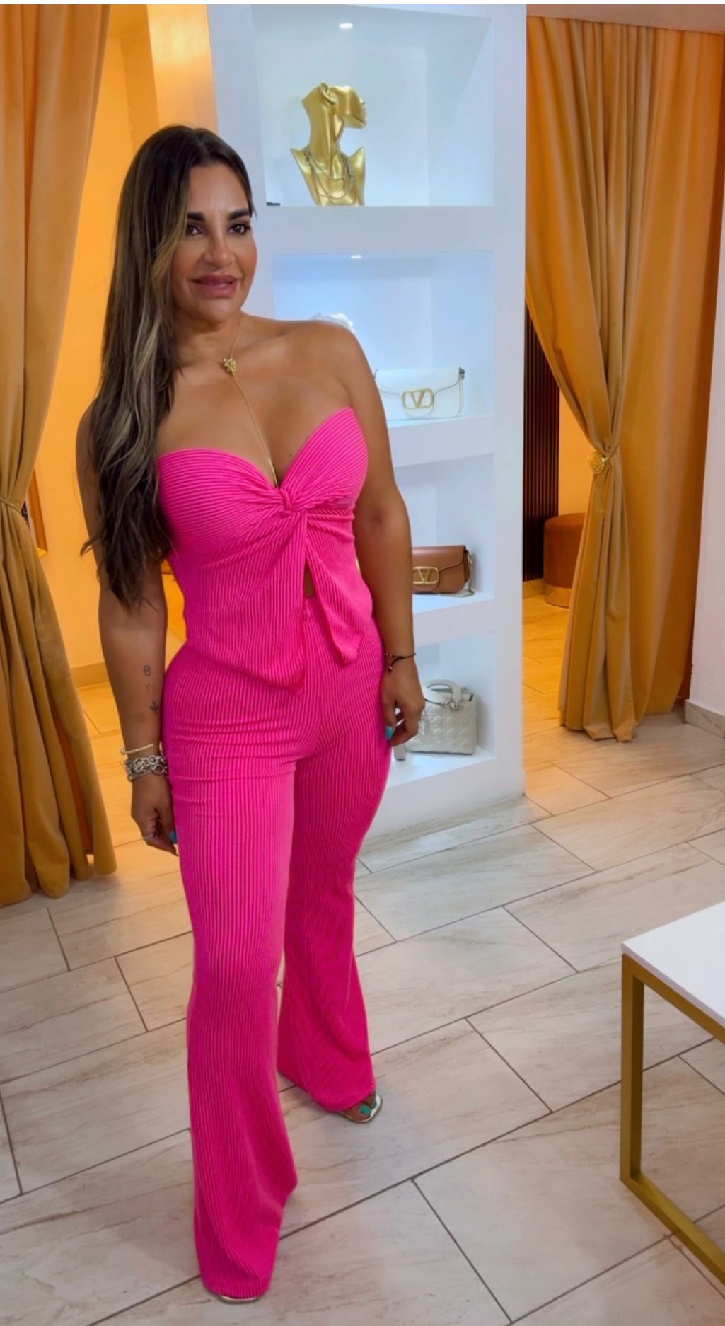 Besakih Pink Set (Stretch)