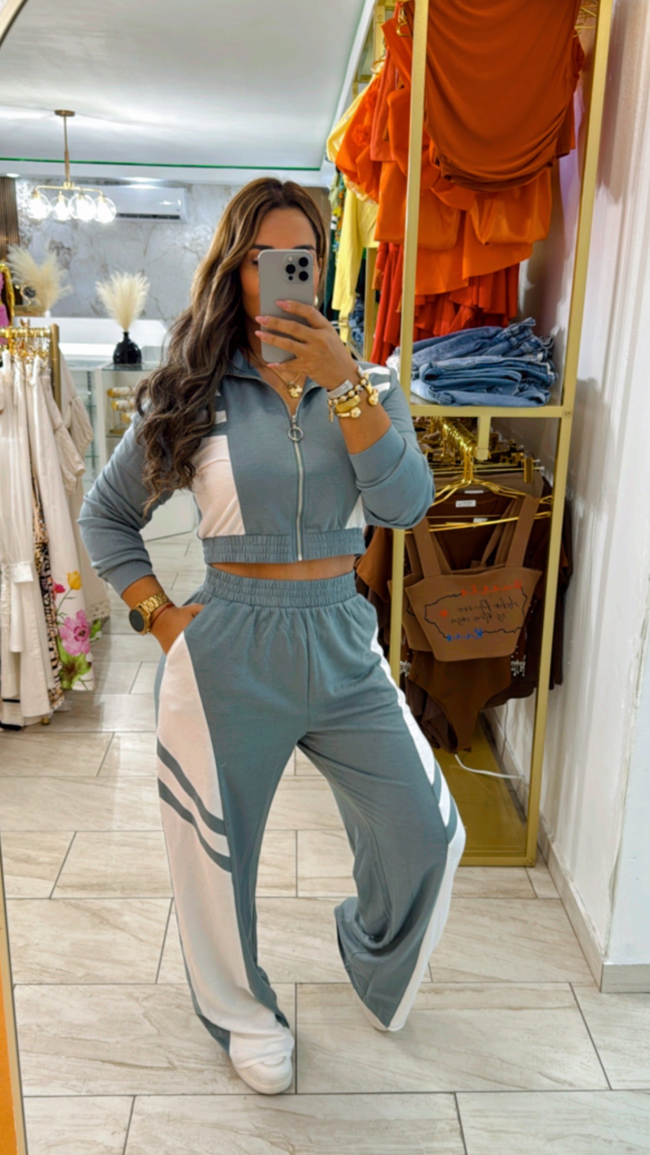 Trendy Travel Set (stretch) utilicé talla Médium