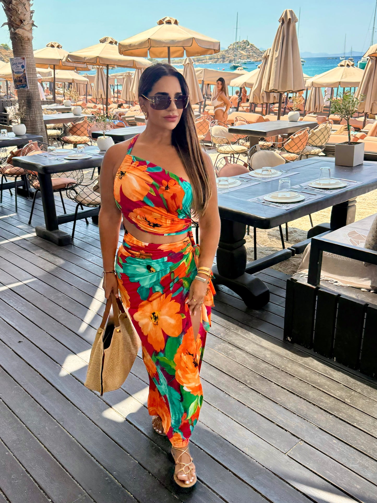 Restock Mykonos Bloom Maxi Dress (stretch) Llegan el próximo Viernes