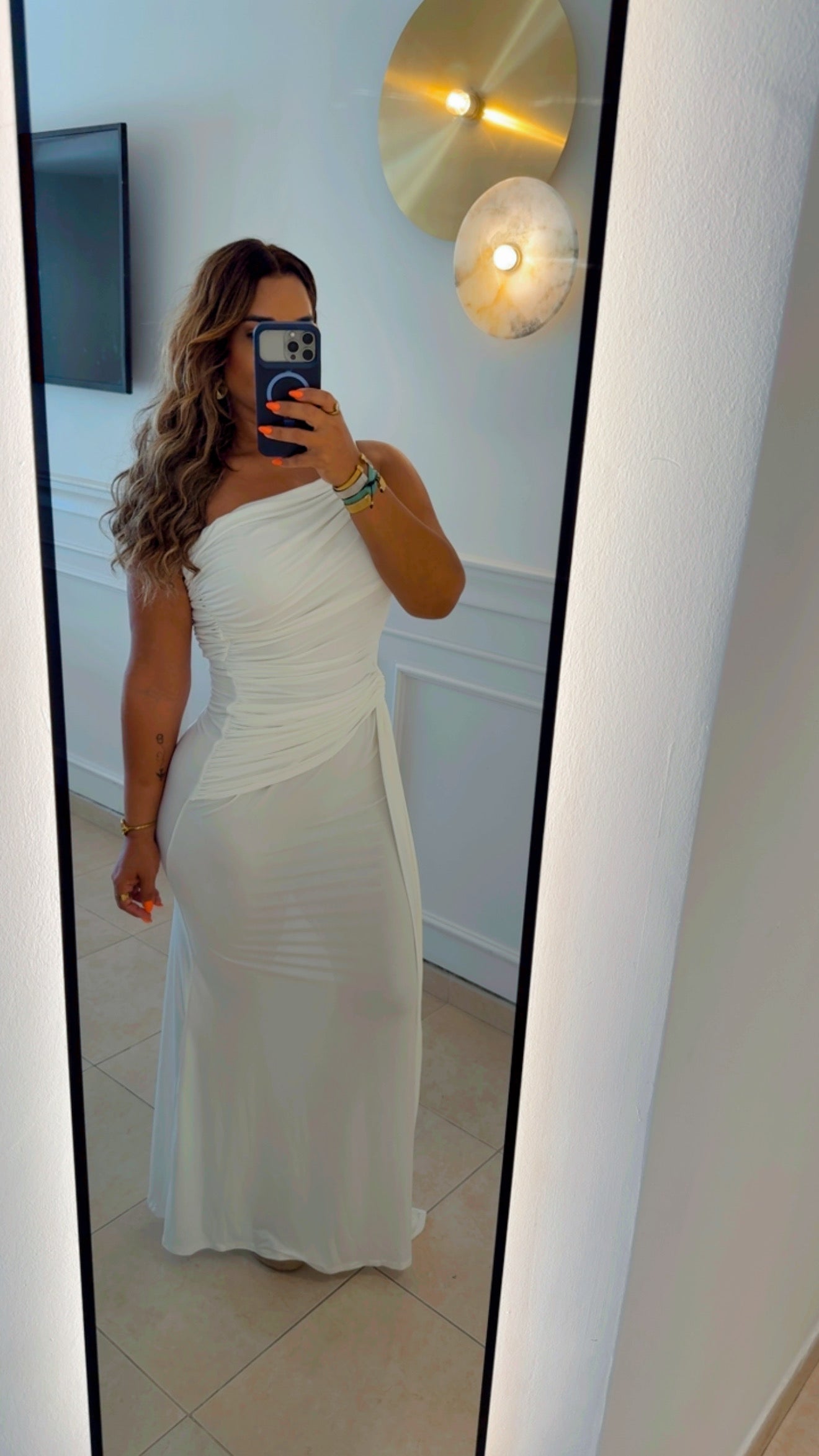 Sanctuary White Elegant Dress (spandex)