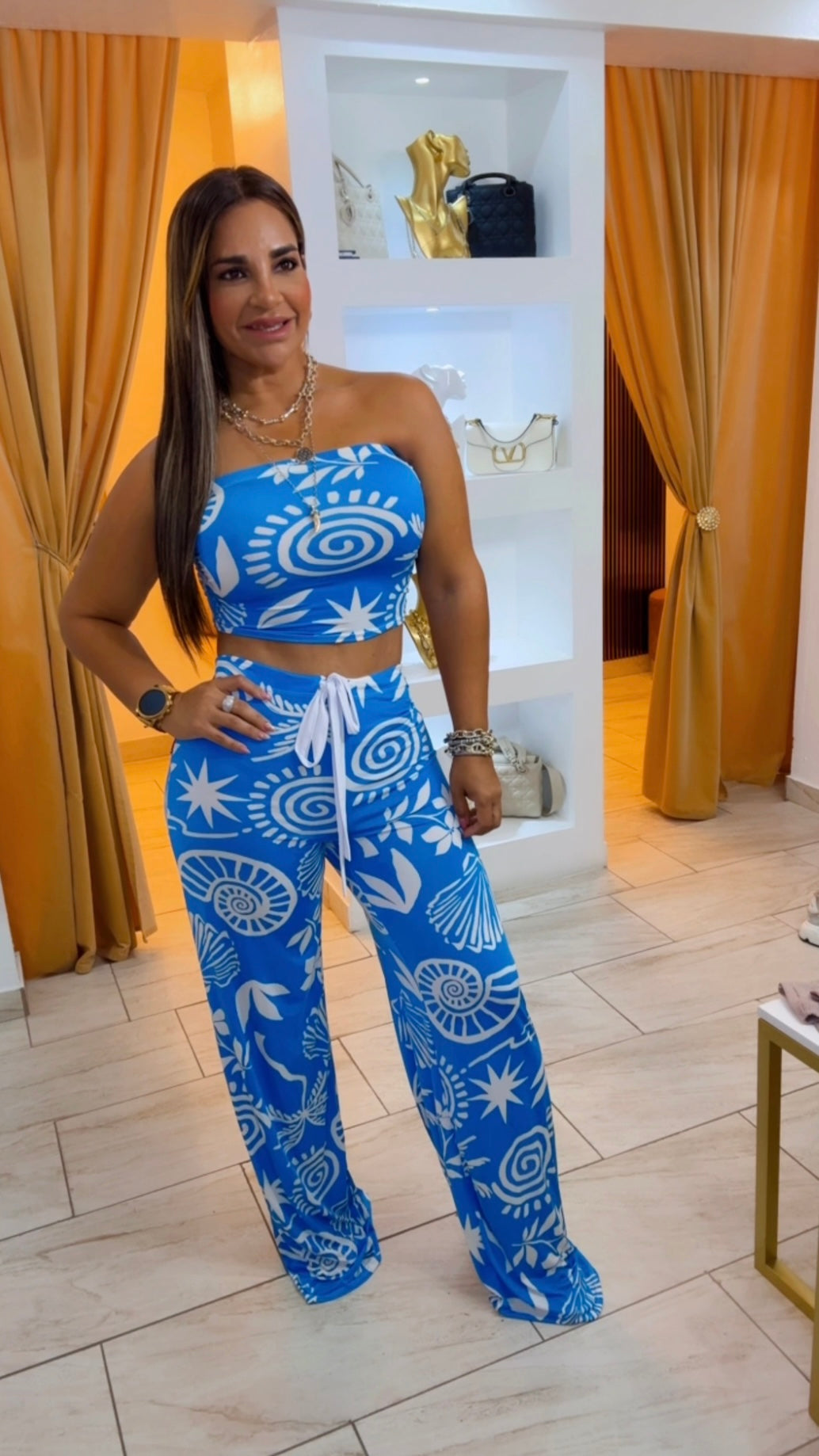 Marea Blue Set (stretch)