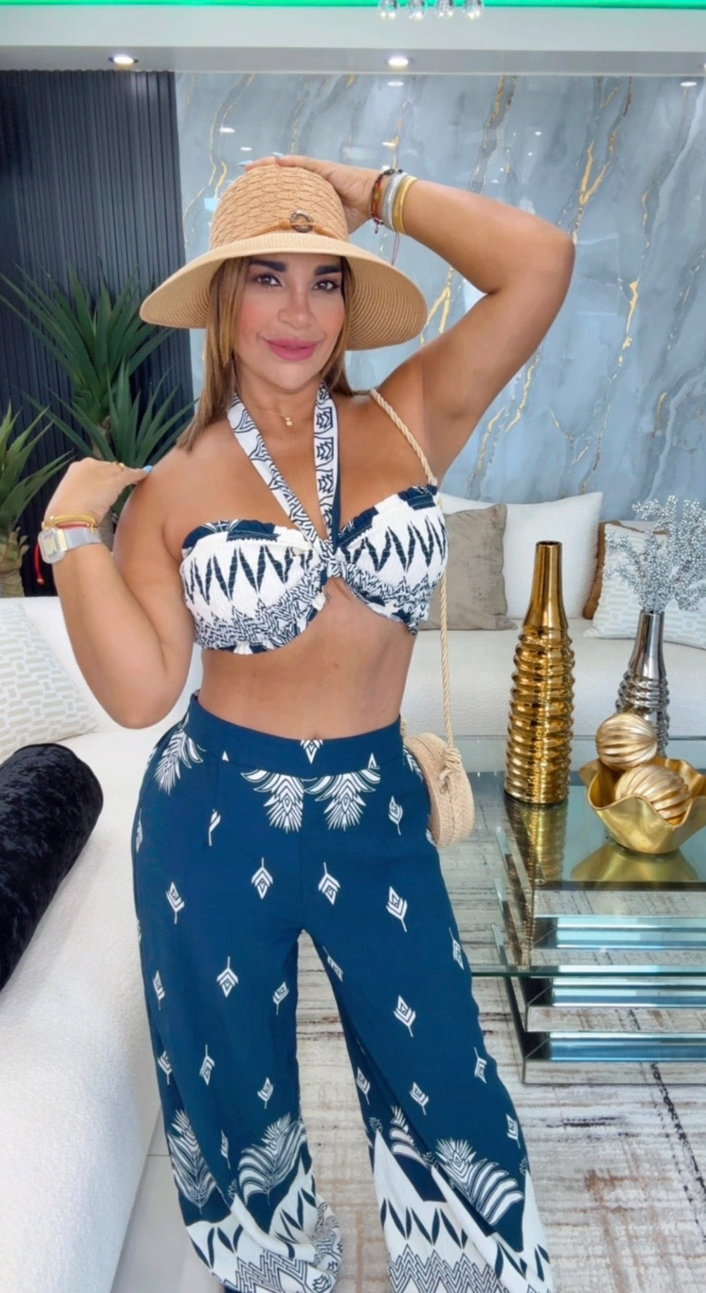 Summer Navy Set (spandex)