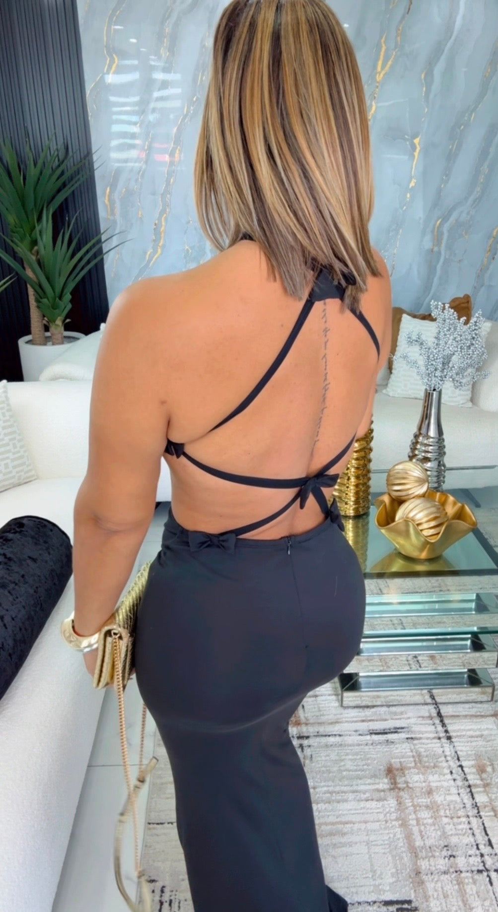 Portugal Black Dress (spandex)