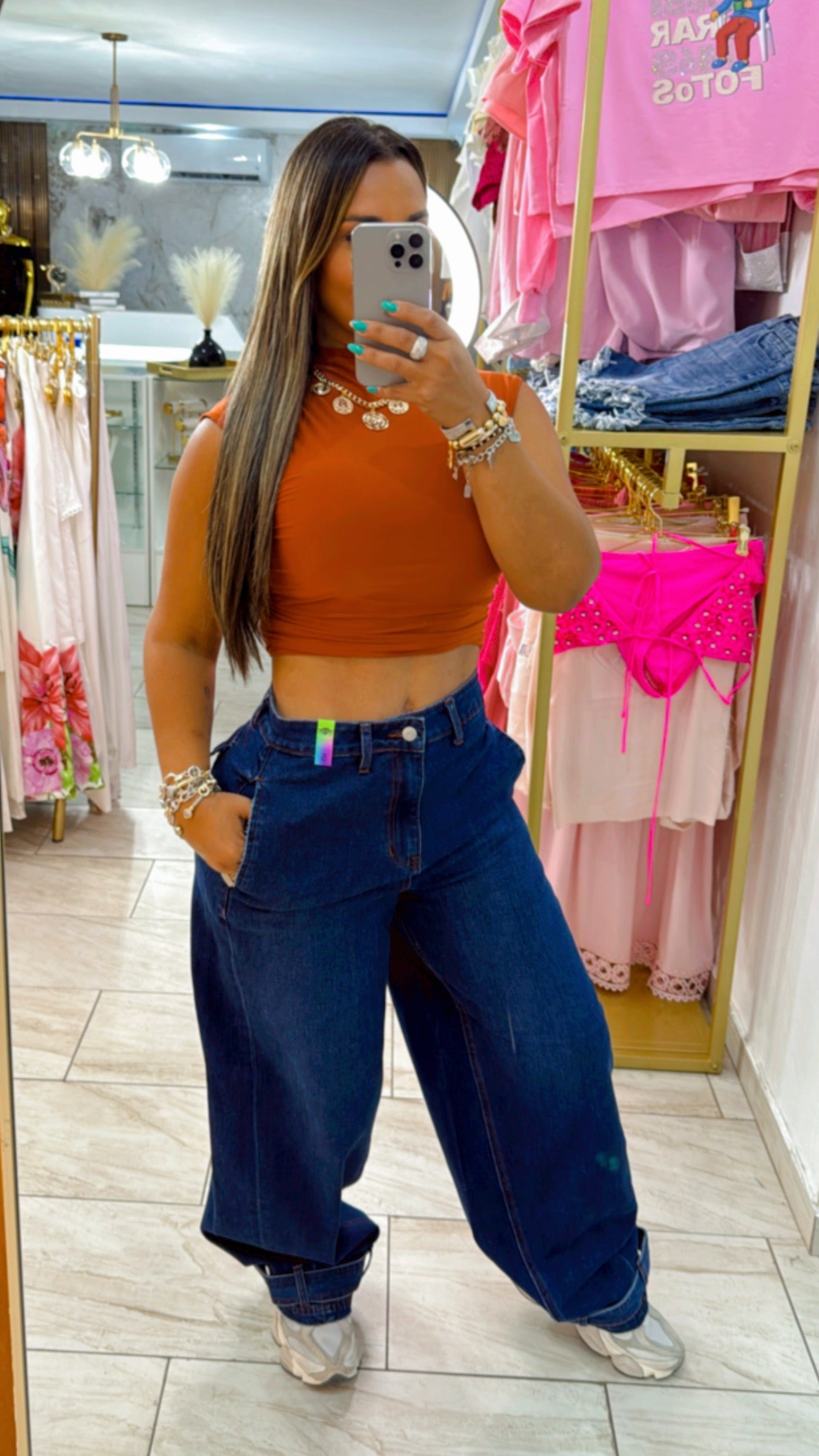 Vibrant Dark Denim Jean (utilicé talla 5)