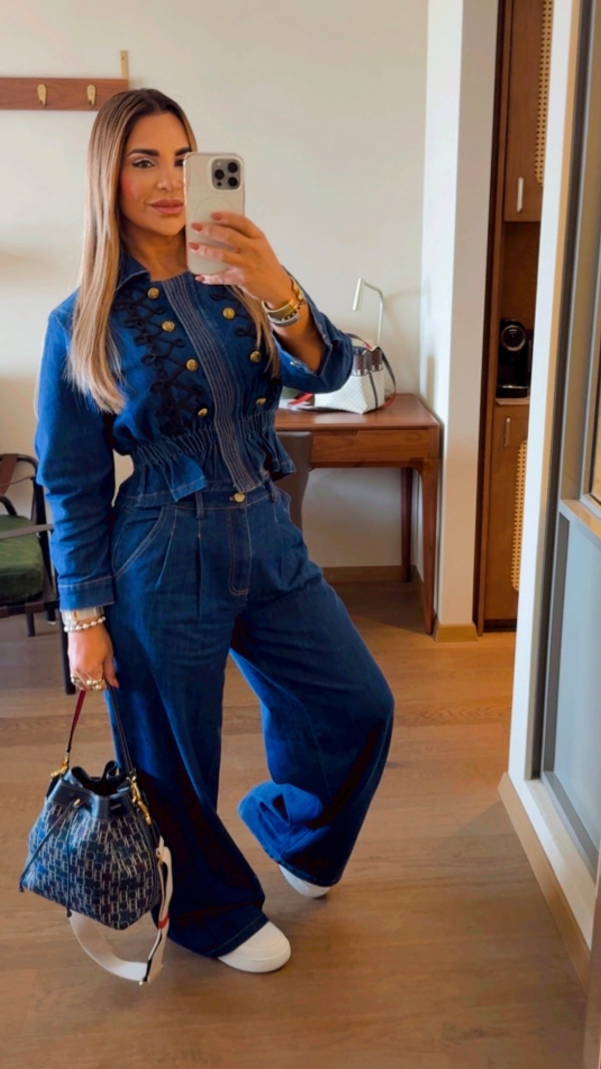 Uruguay Napoleón Jacket Denim Set (spandex)