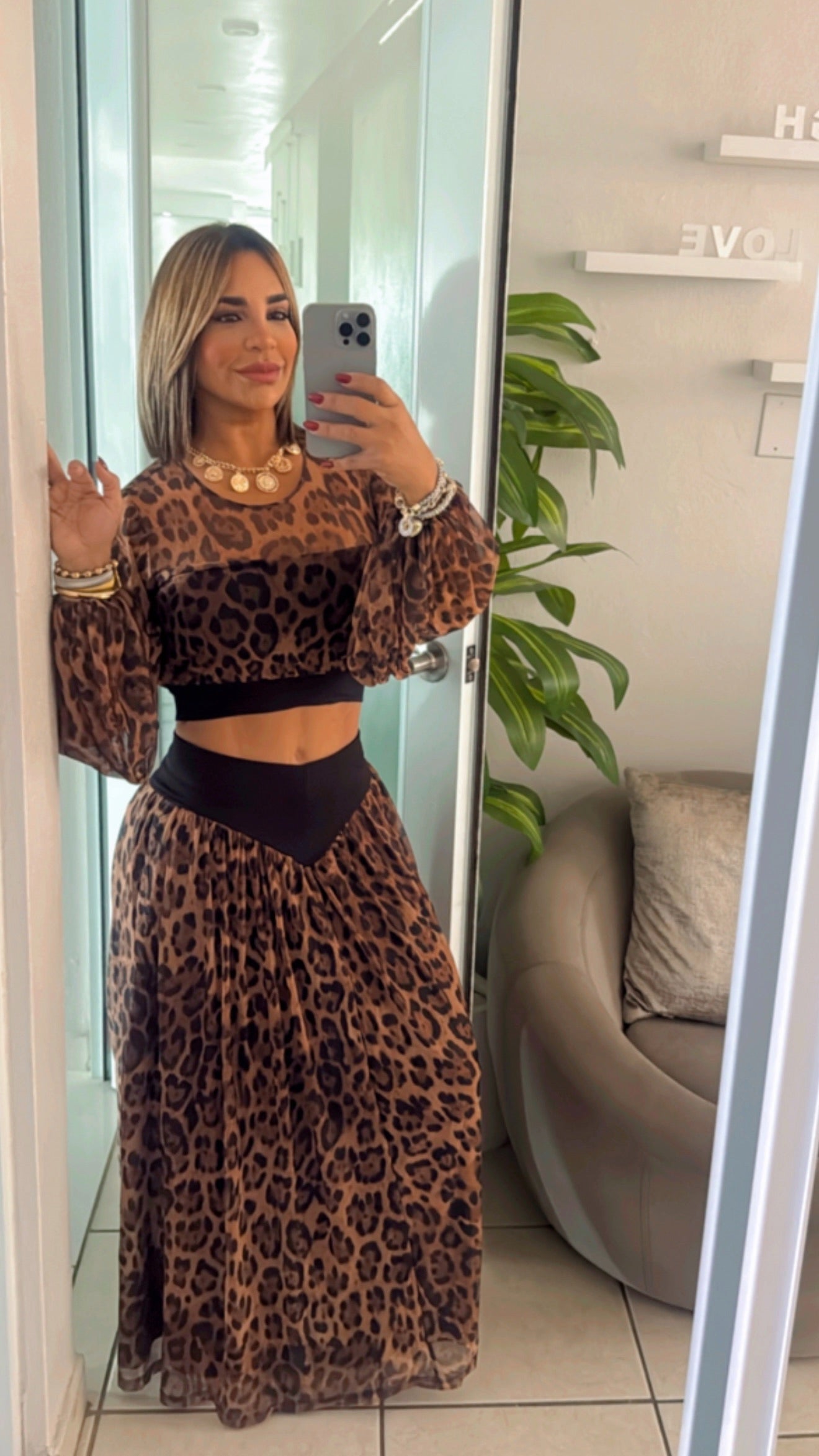 Tanzania Skirt Set (stretch) utilicé talla Médium)