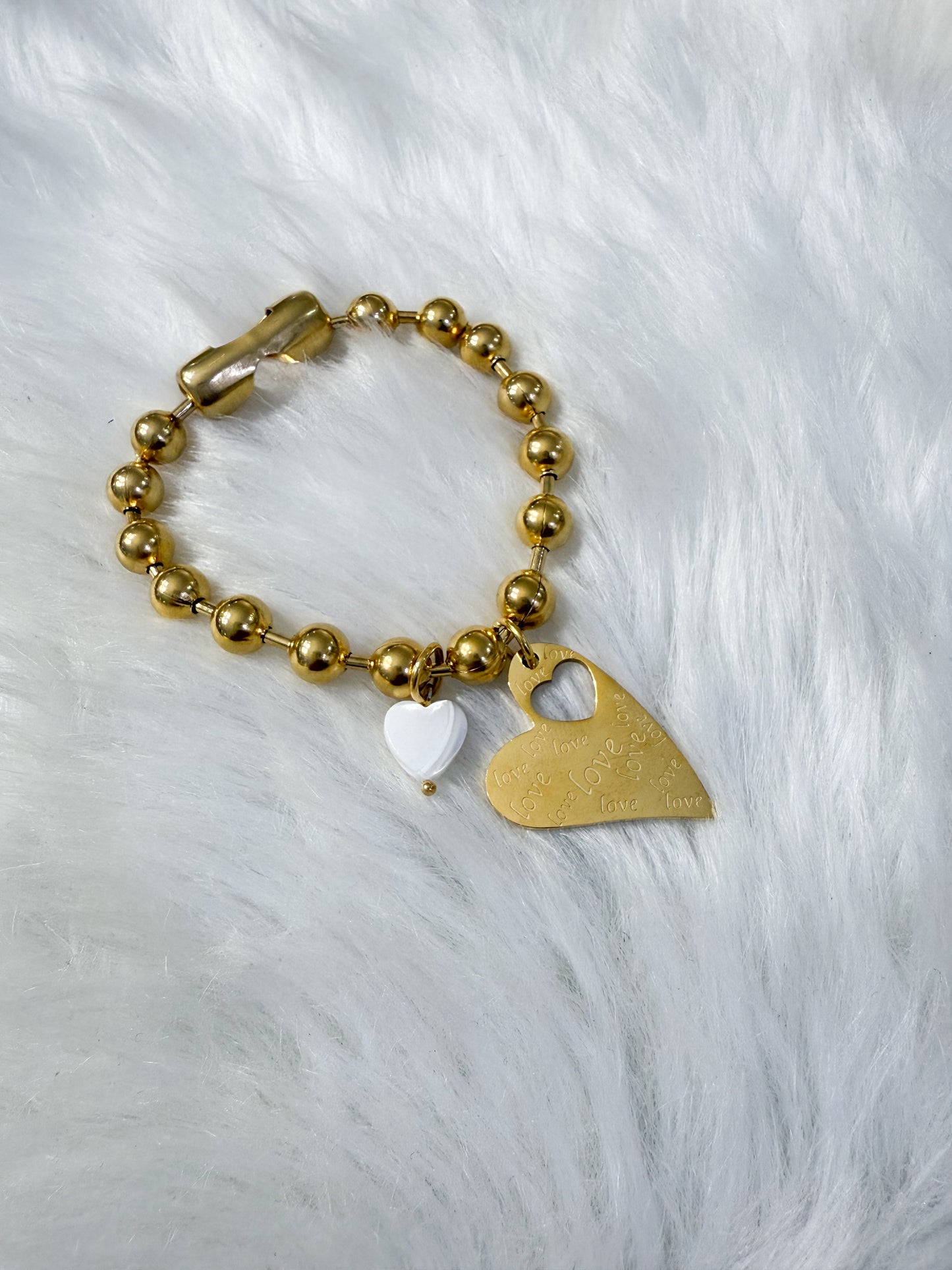 Love Heart Bracelet (Stainless Steel)