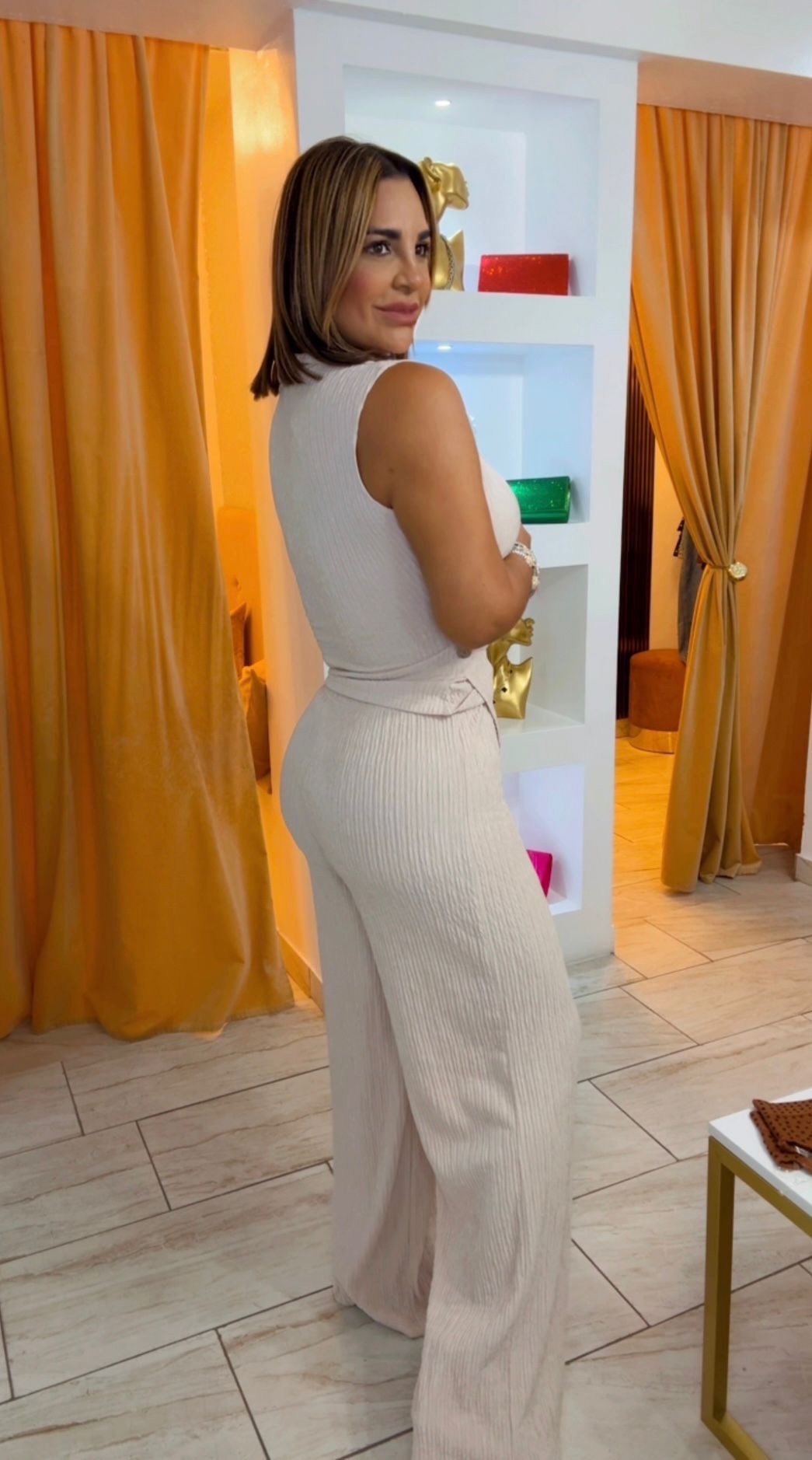 Compostela  Beige Set (stretch) utilicé talla M