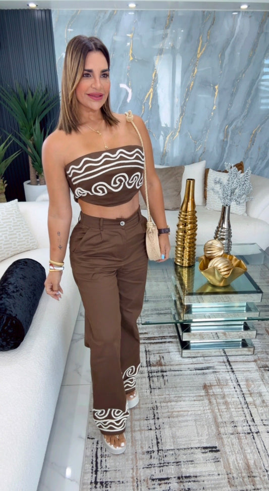 Mexican Brown Set (spandex)